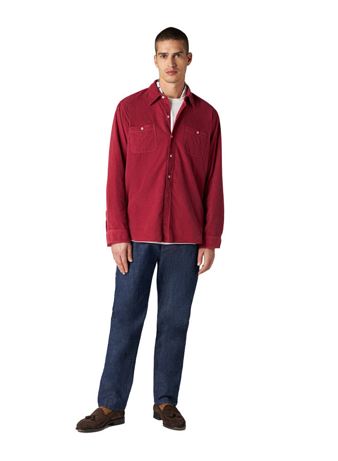 Work Camicia In Velluto A Coste