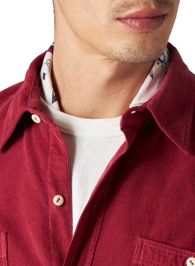 Work Camicia In Velluto A Coste