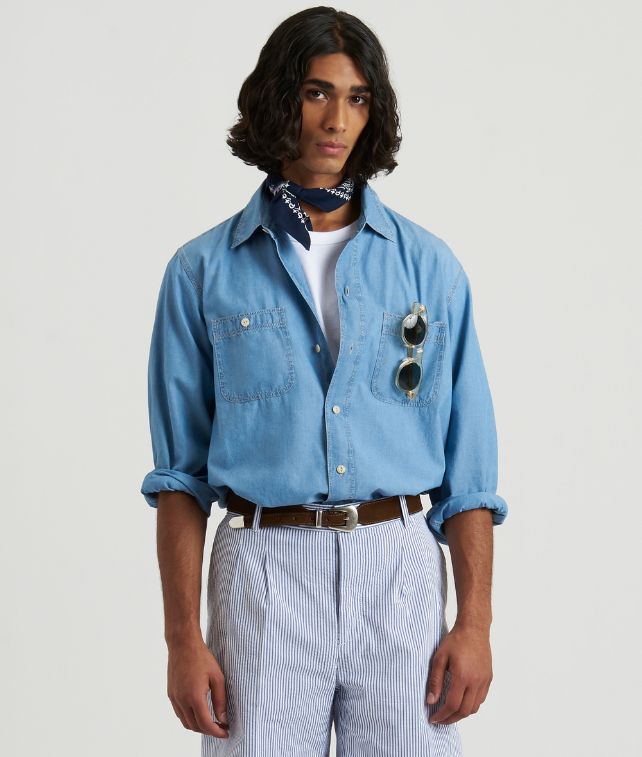 Workj Camicia In Chambray