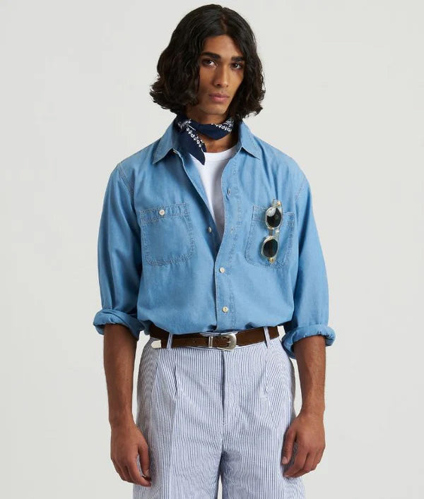 Workj Camicia In Chambray