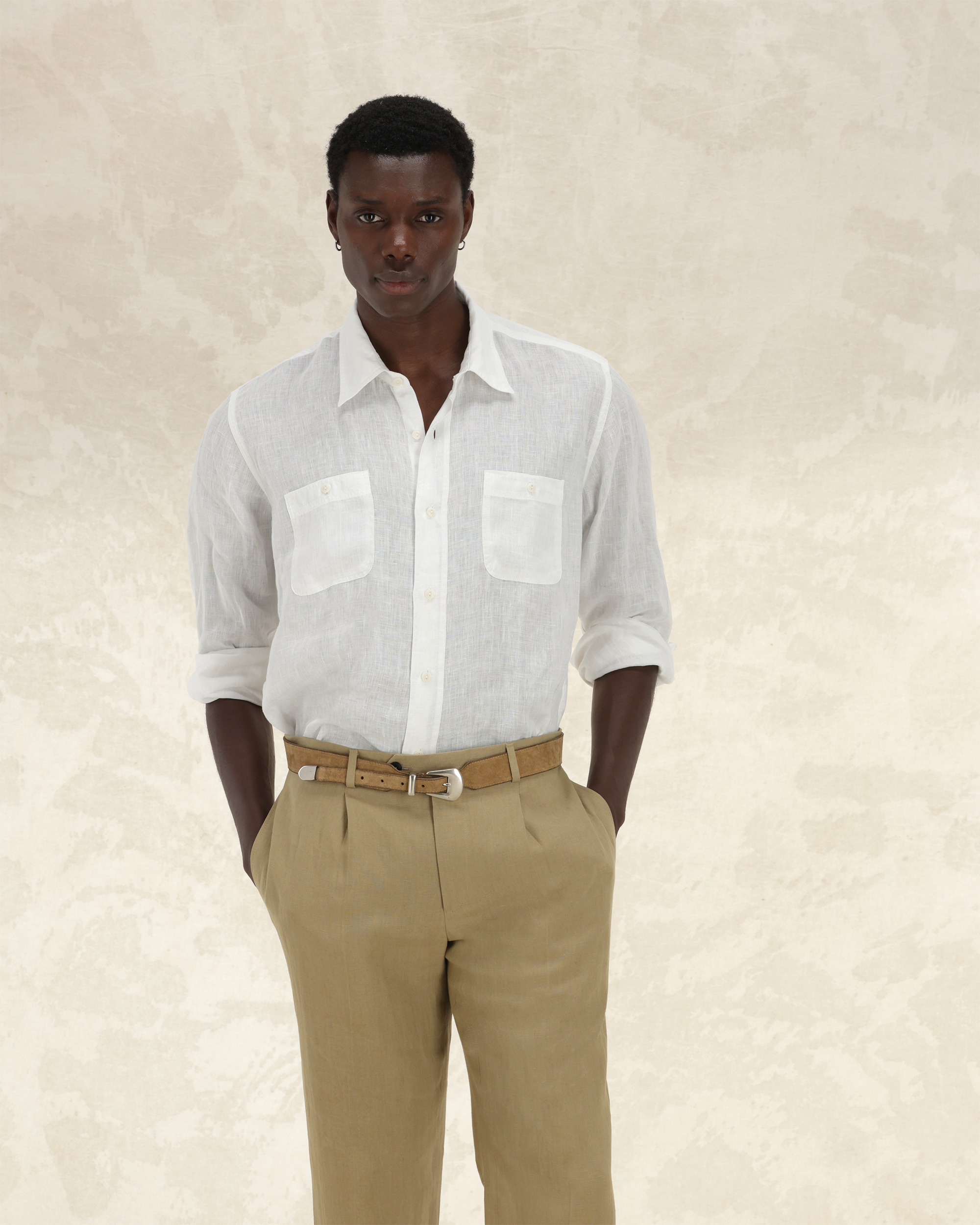 Work Camicia In Lino