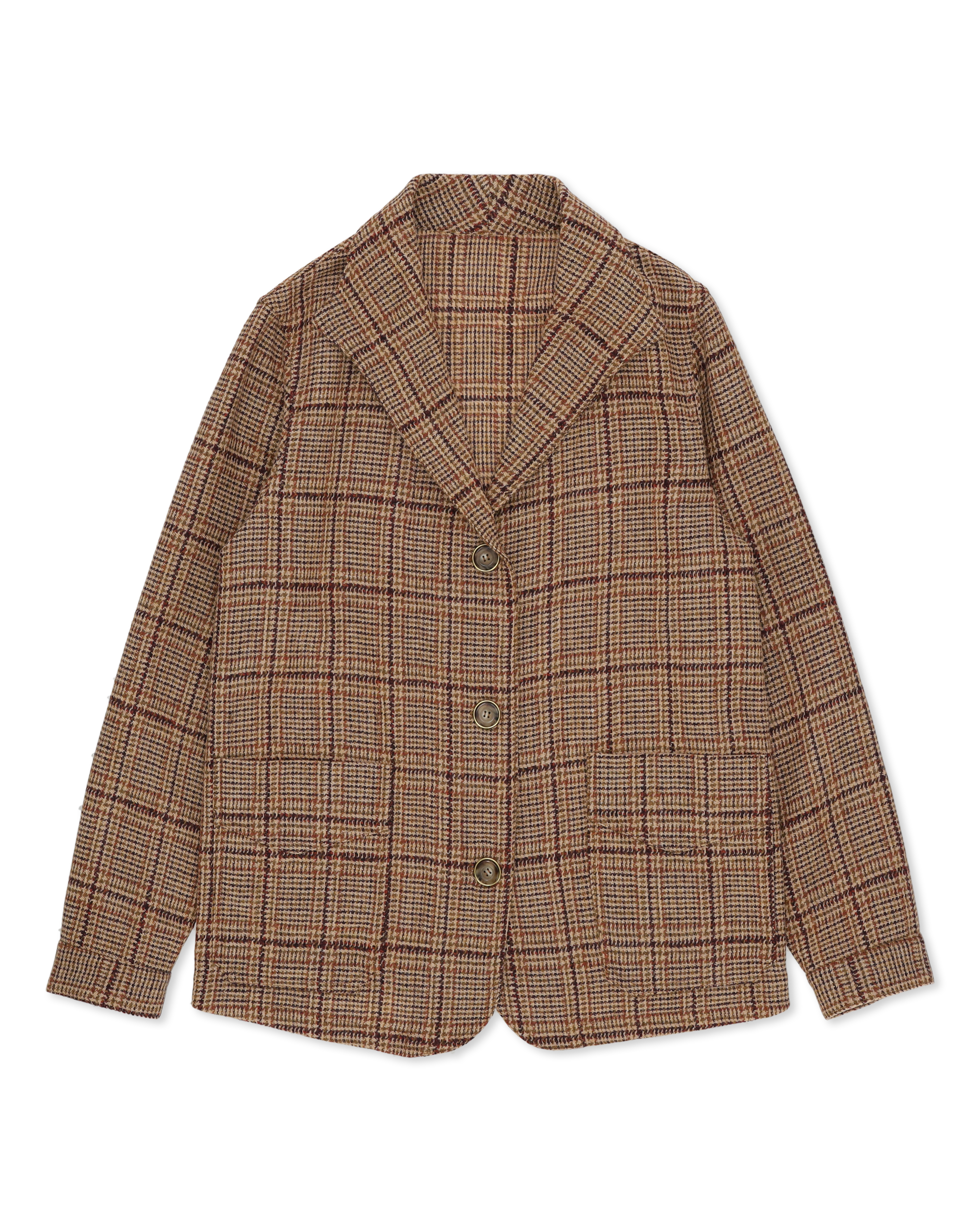 Scotland Giacca Classica In Lana A Quadri