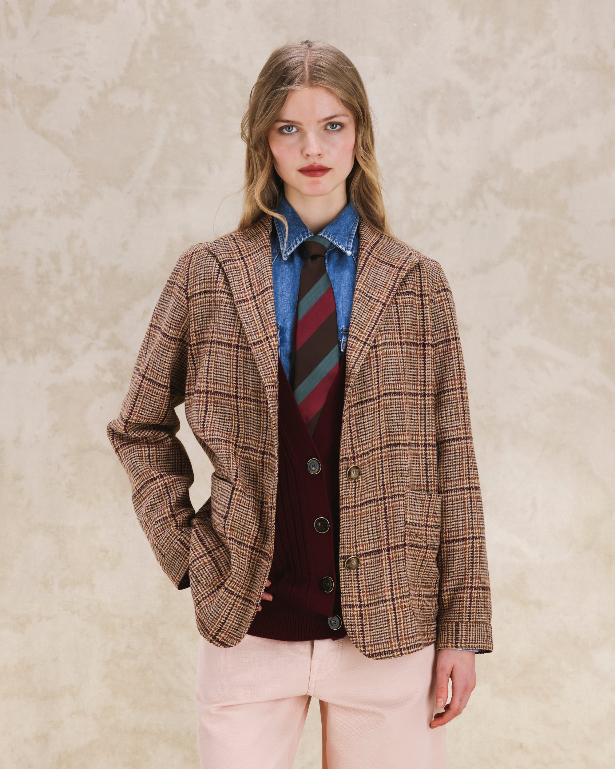 Scotland Giacca Classica In Lana A Quadri