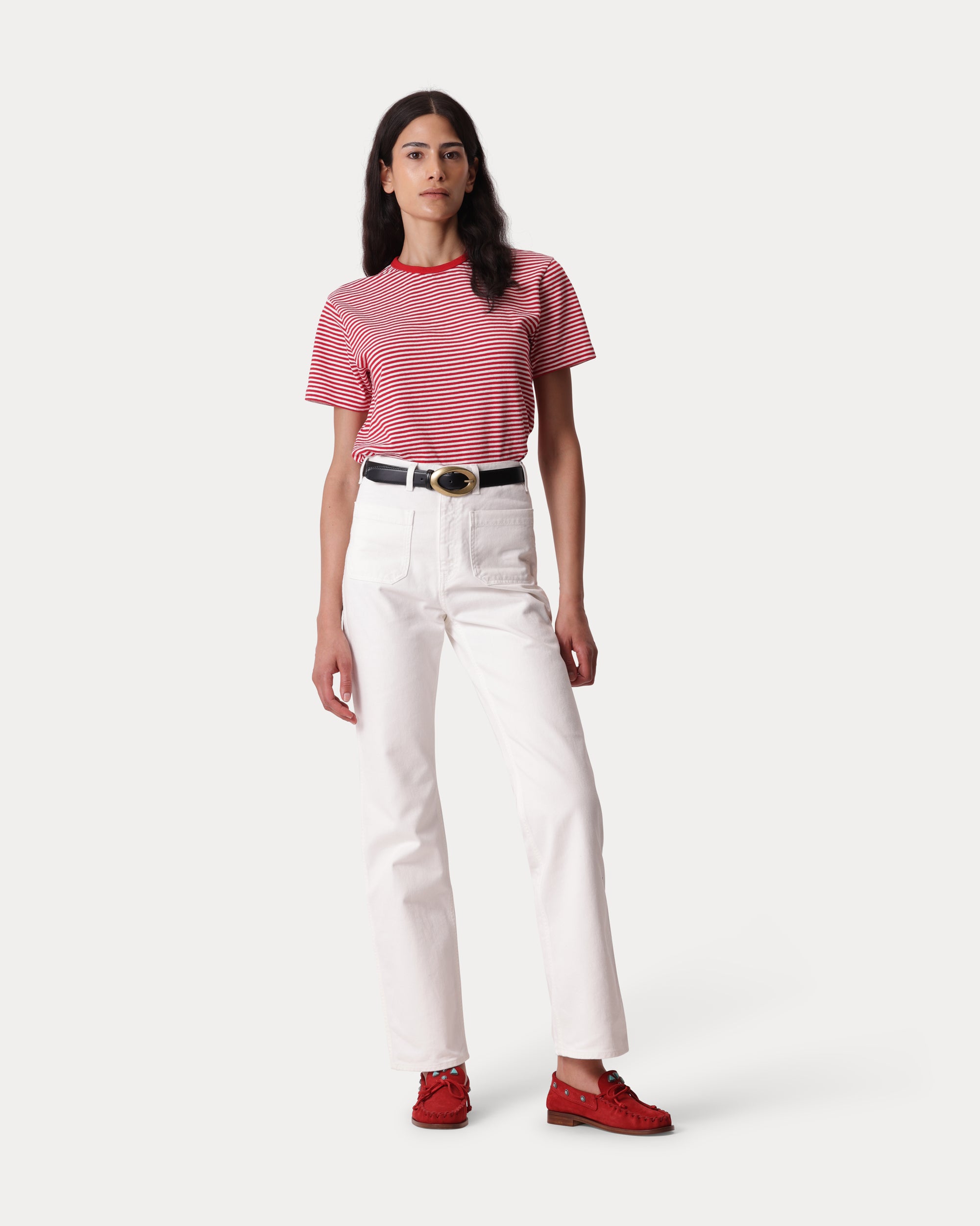 Striped T-shirt with Striped Pattern