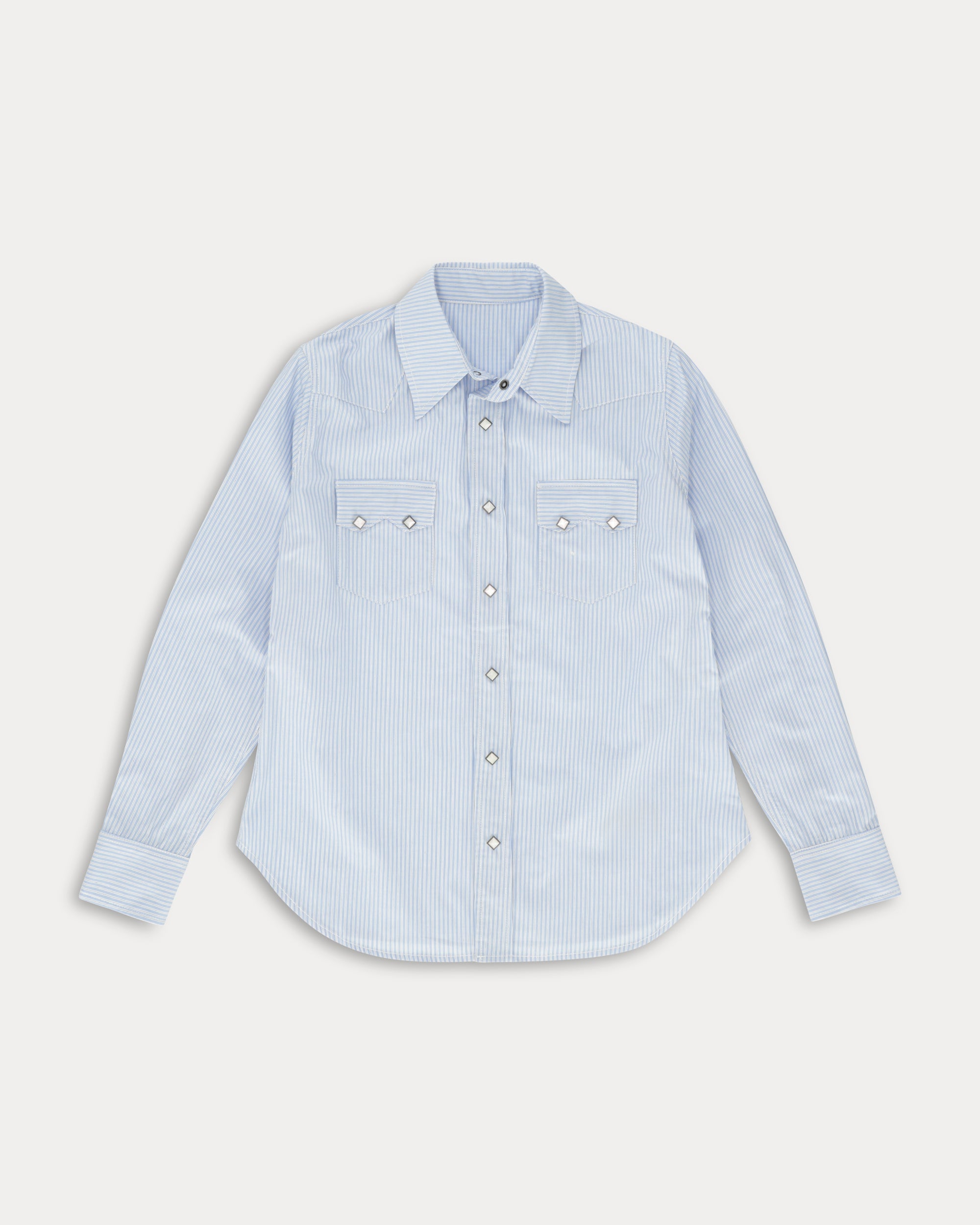 Toledo Camicia Texana In Cotone con Motivo a Righe