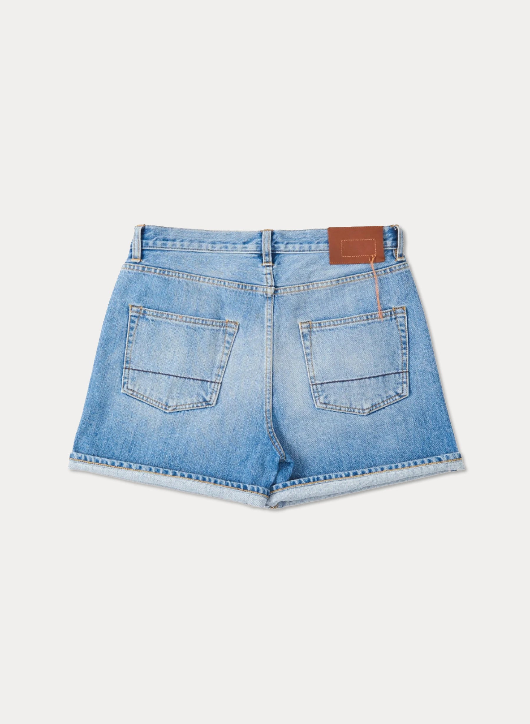 Winonaj Japan Selvedge Denim Shorts Bleach Wash