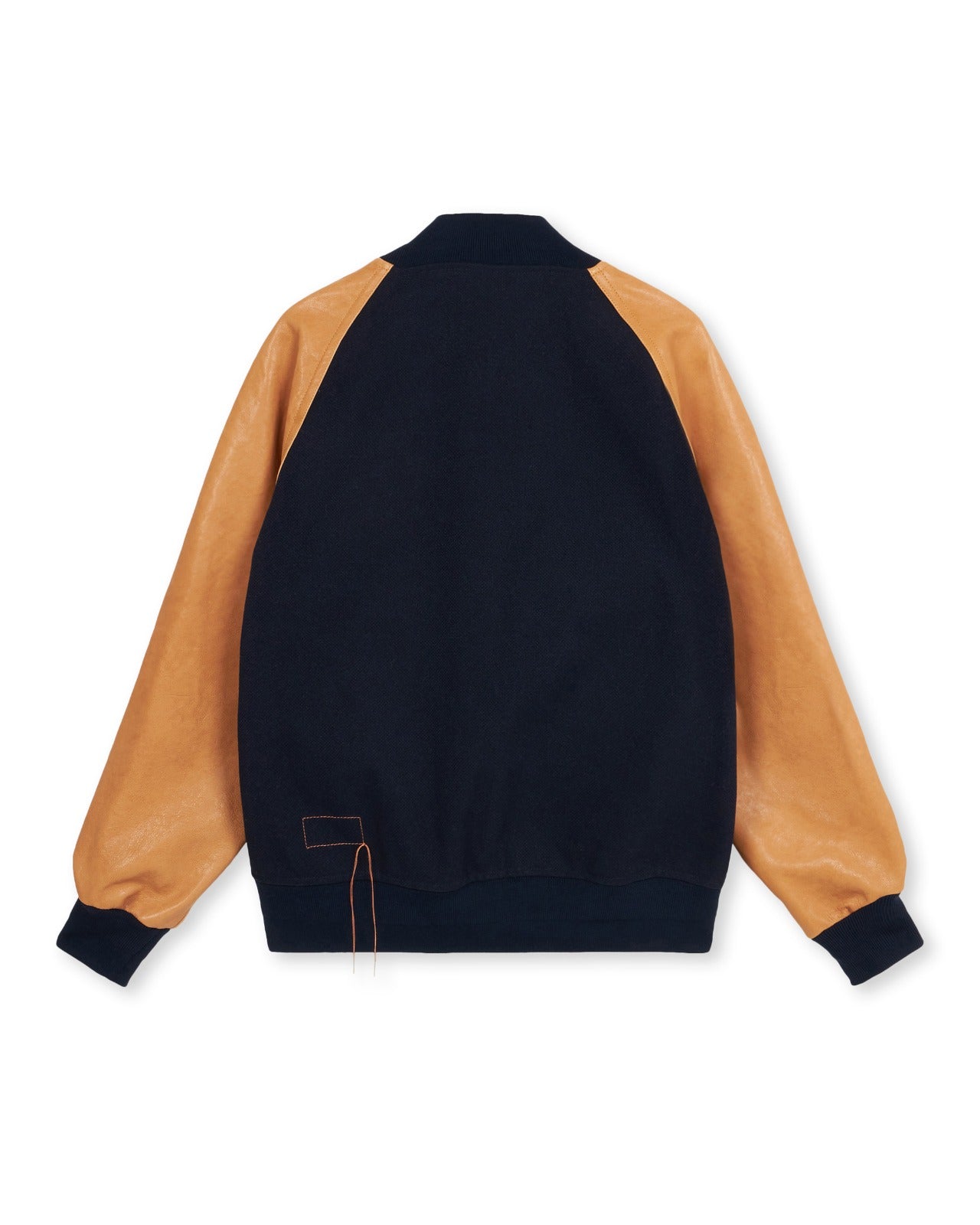 Boston Bomber Con Maniche In Pelle