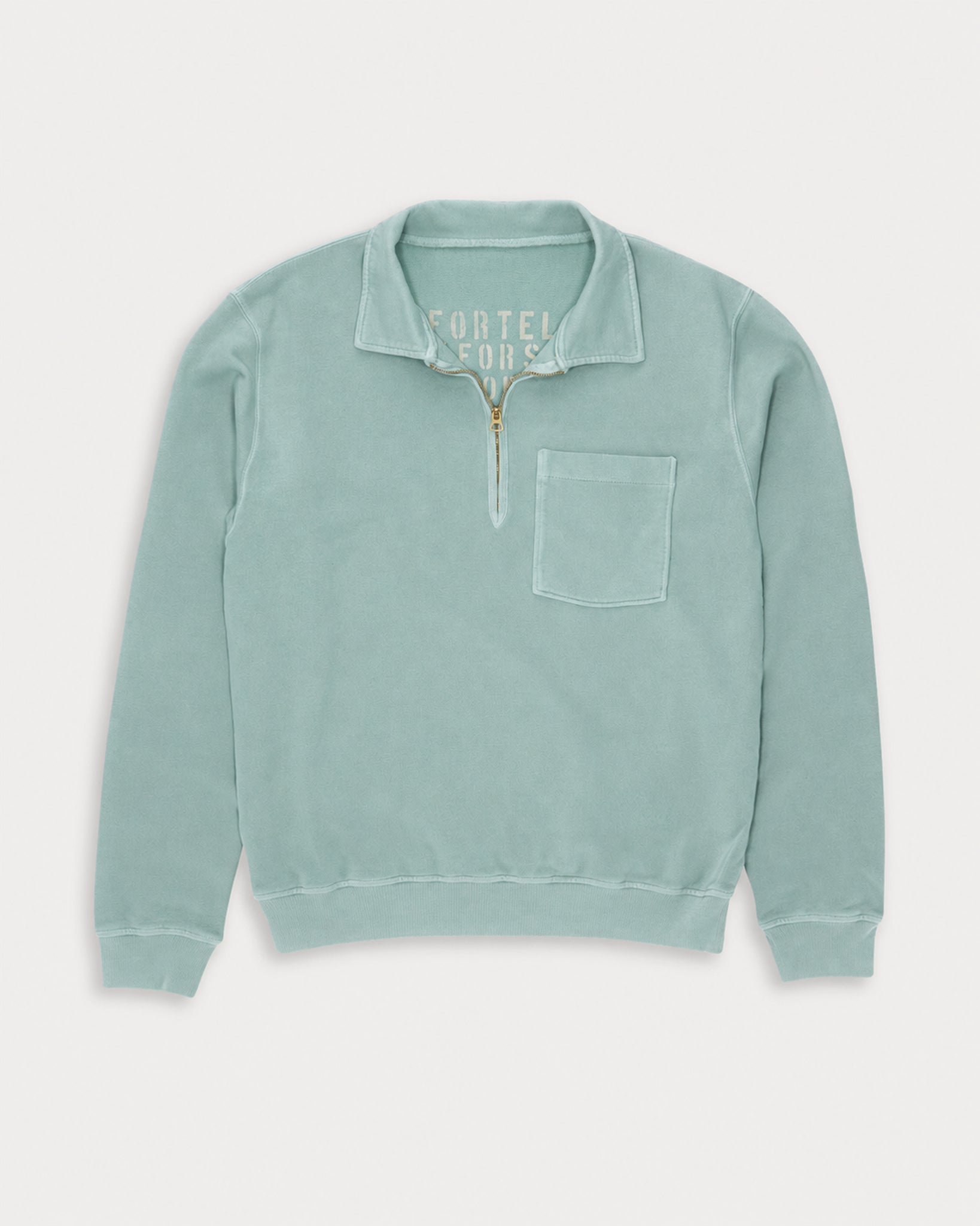 Yalep Jersey Sweatshirt With Zipper