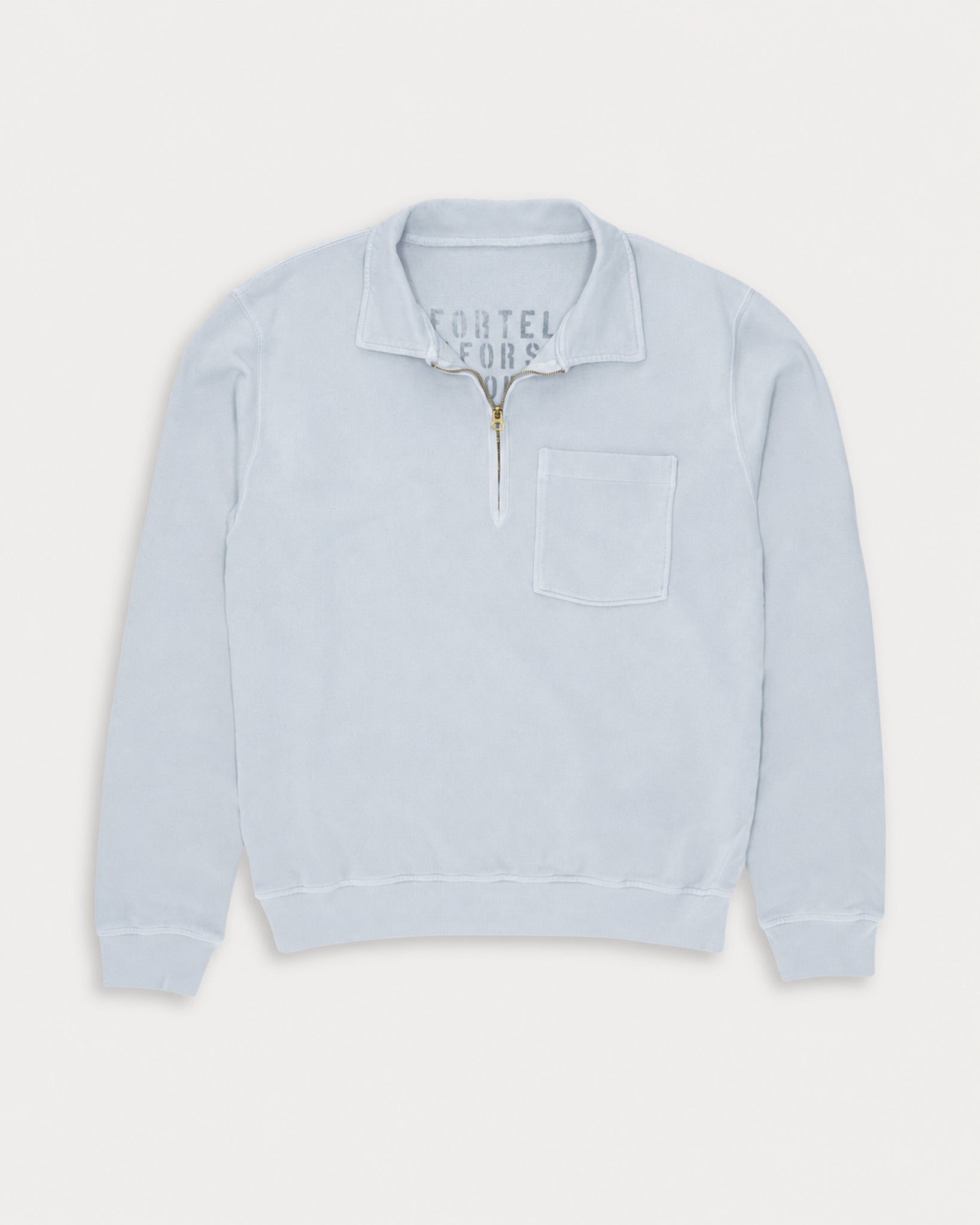 Yalep Felpa In Jersey Garzato Con Zip
