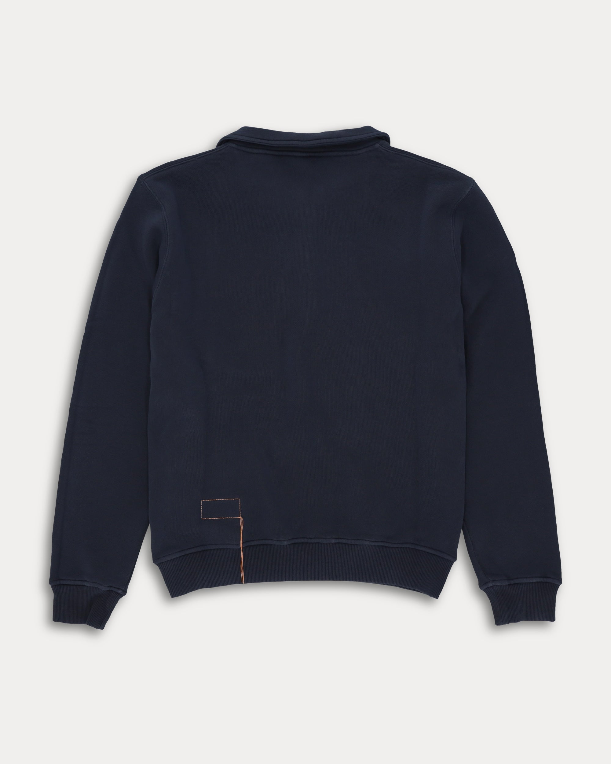 Yale Fleece Cotton Sweatshirt With Collar and Zipper