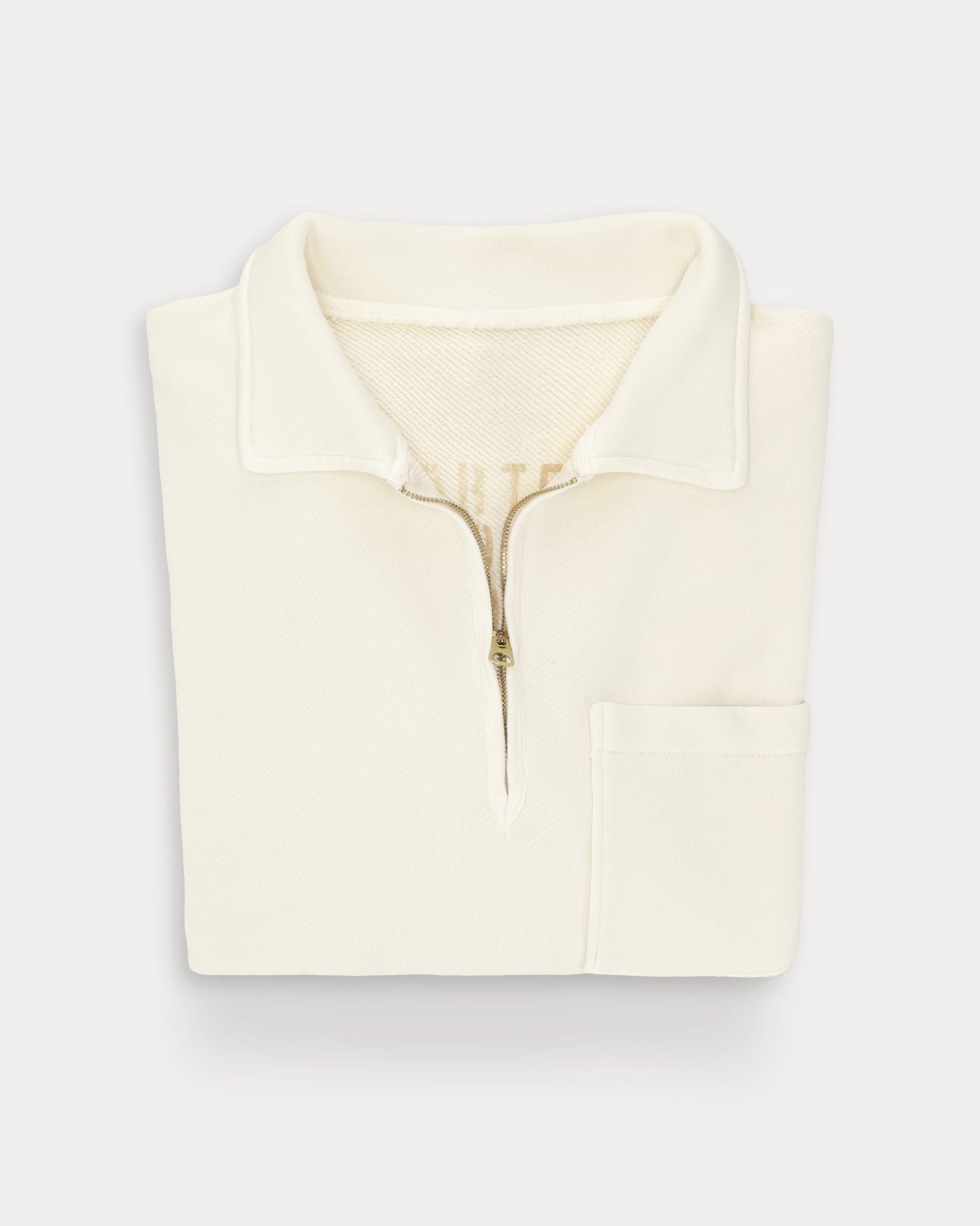 Yale Felpa In Jersey Felpato Con Colletto E Zip