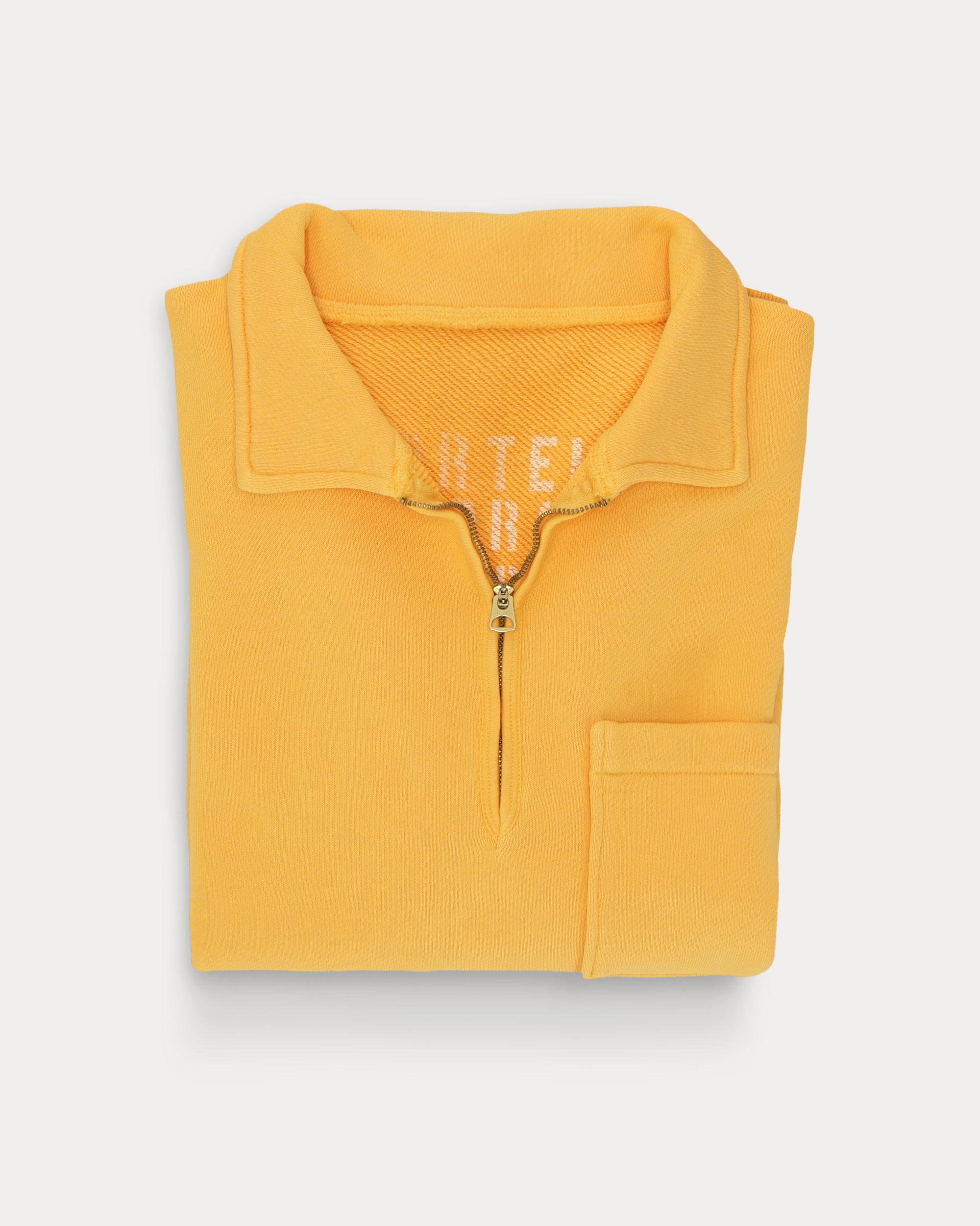 Yale Felpa In Jersey Felpato Con Colletto E Zip