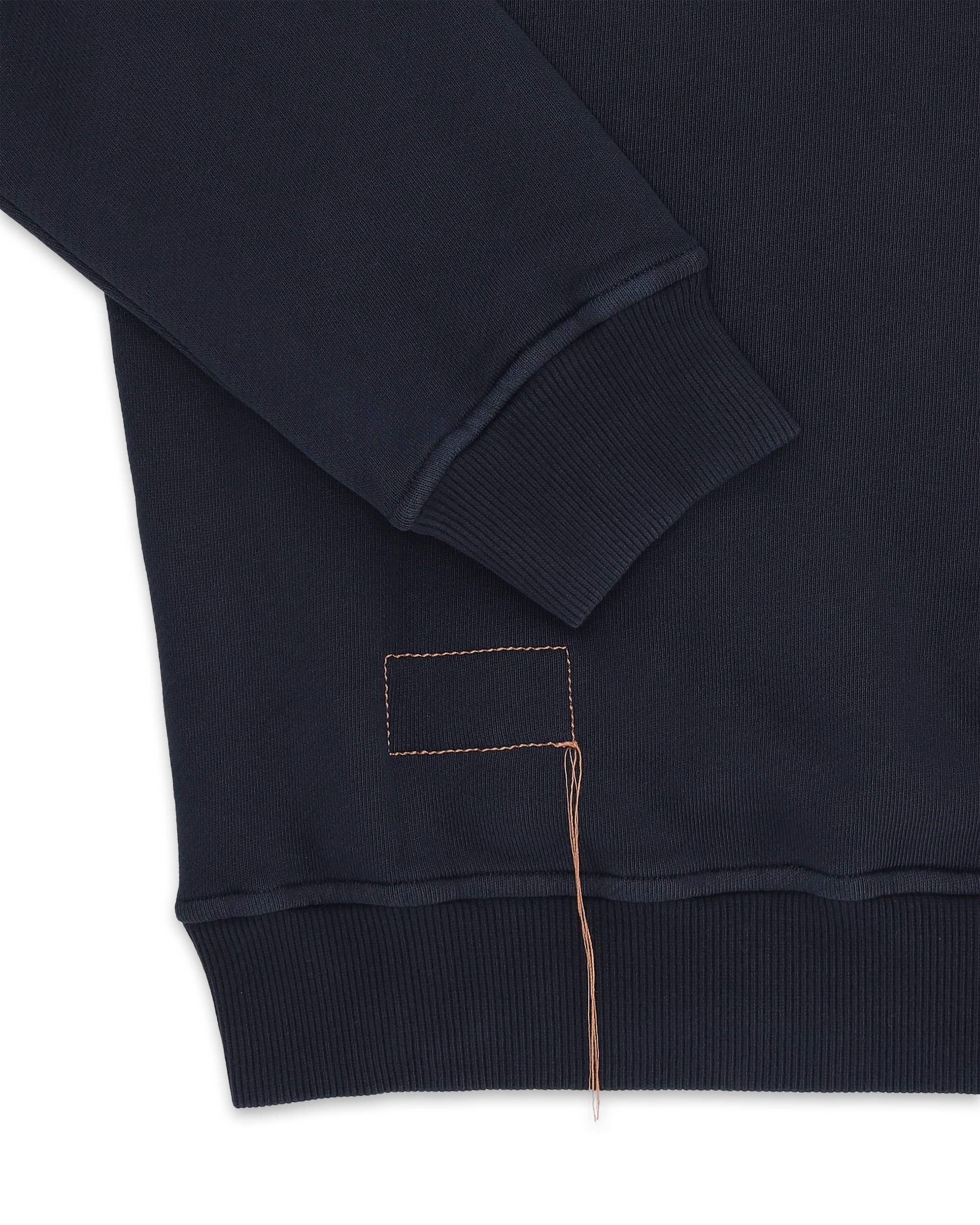 Yale Felpa In Cotone Felpato Con Colletto E Zip