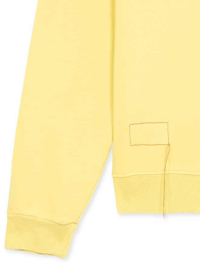 Yale Felpa In Cotone Felpato Con Colletto E Zip