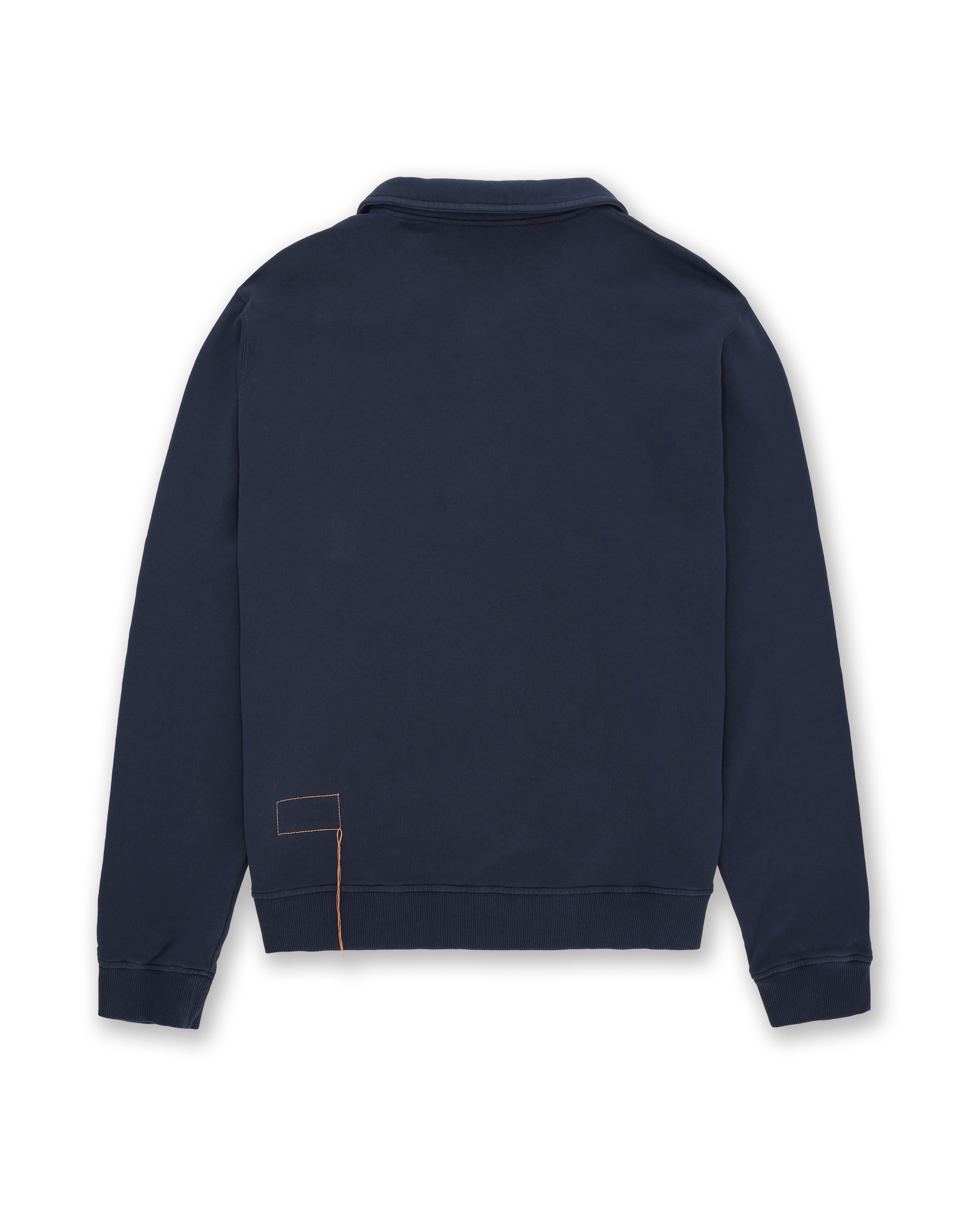 Yale Felpa In Cotone Felpato Con Colletto E Zip