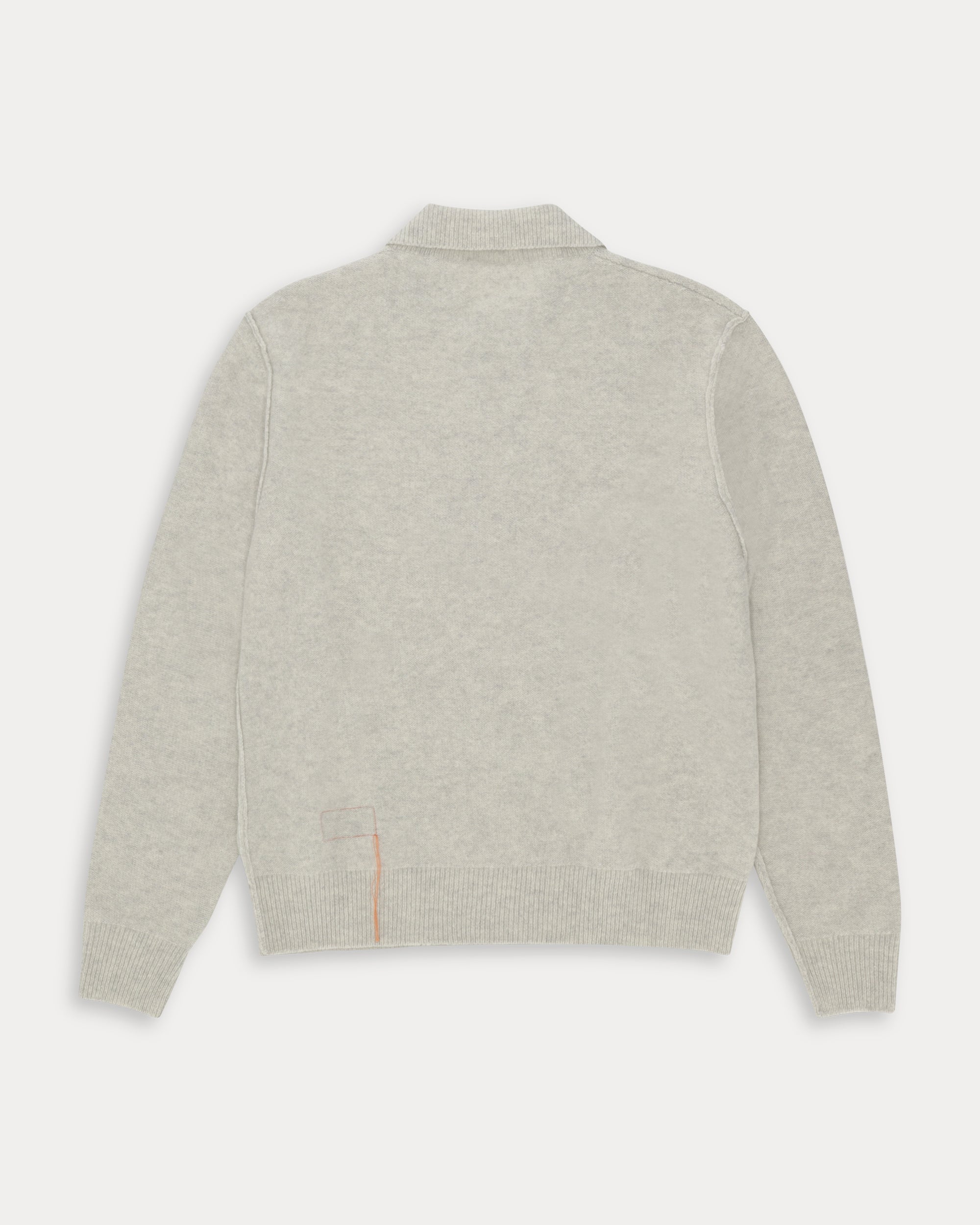 Yale Wool Sweater With Collar and Zipper