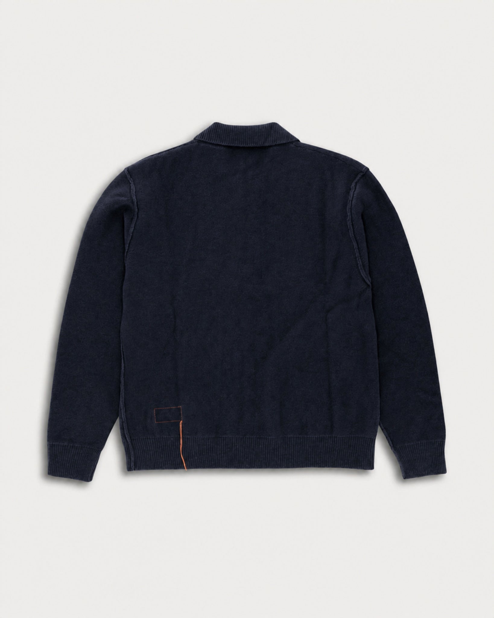 Yale Wool Sweater With Collar and Zipper