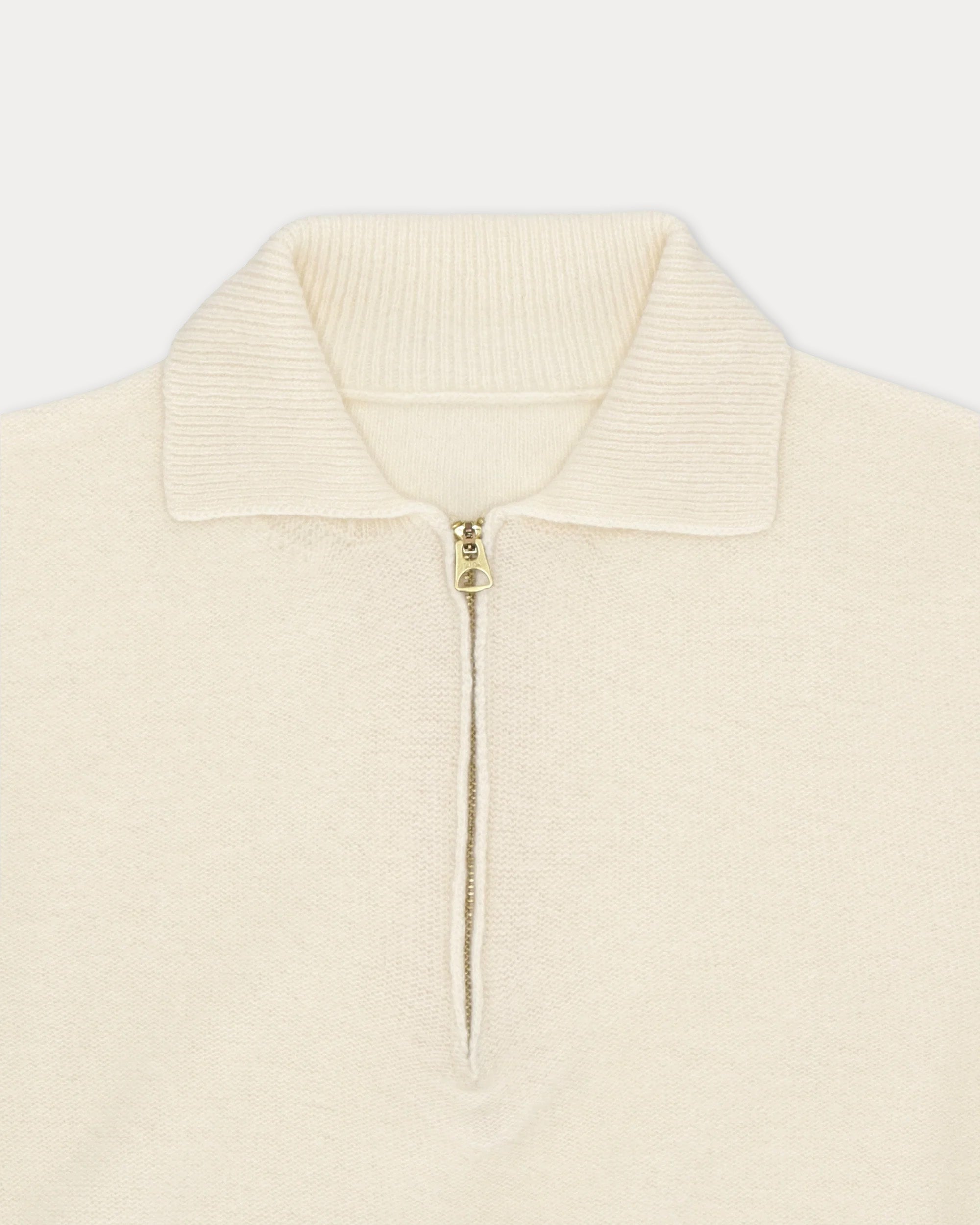 Yale Maglia In Lana Con Colletto E Zip