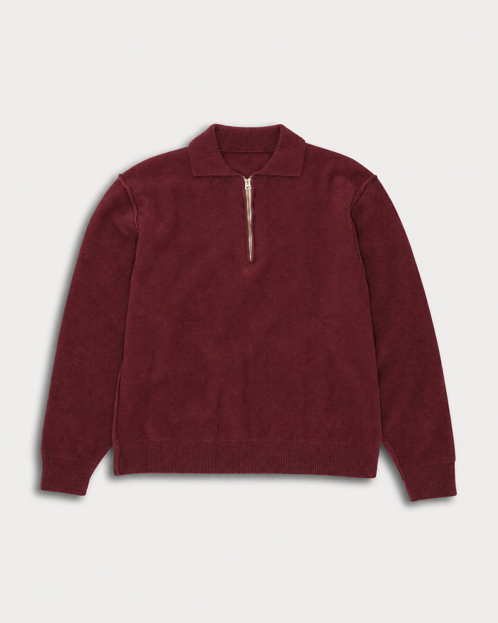 Yale Maglia In Lana Con Colletto E Zip