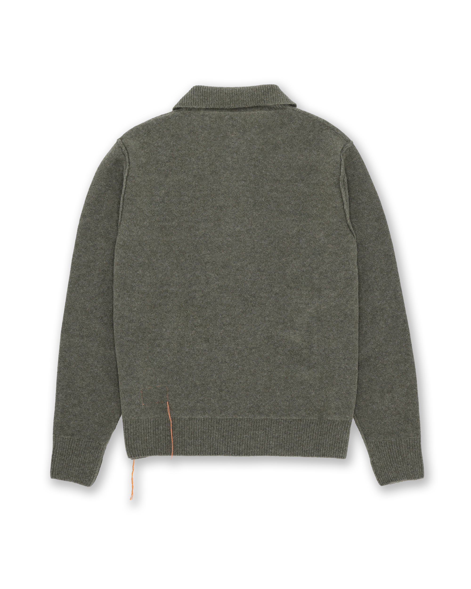 Yale Maglia In Lana Con Colletto E Zip