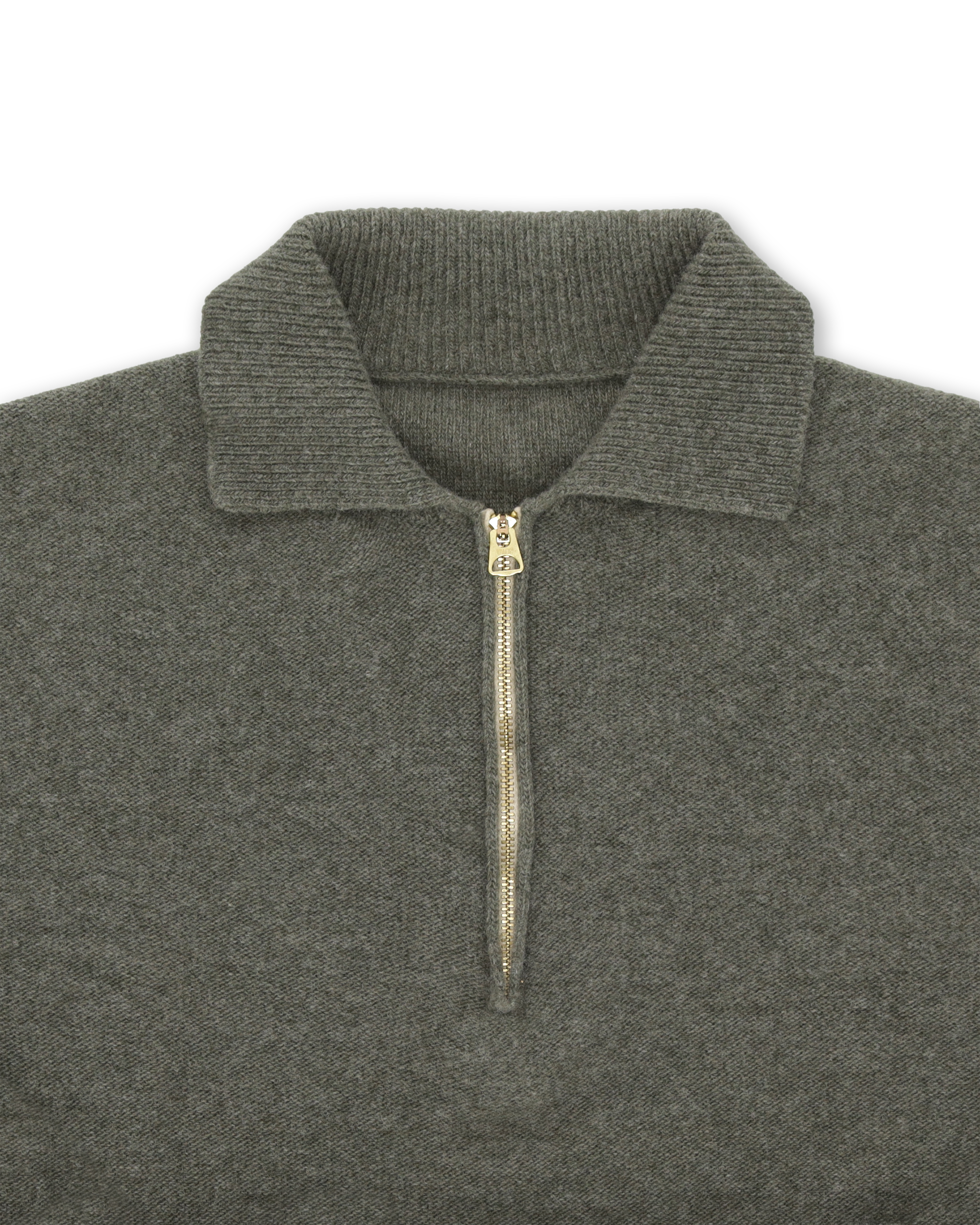 Yale Maglia In Lana Con Colletto E Zip