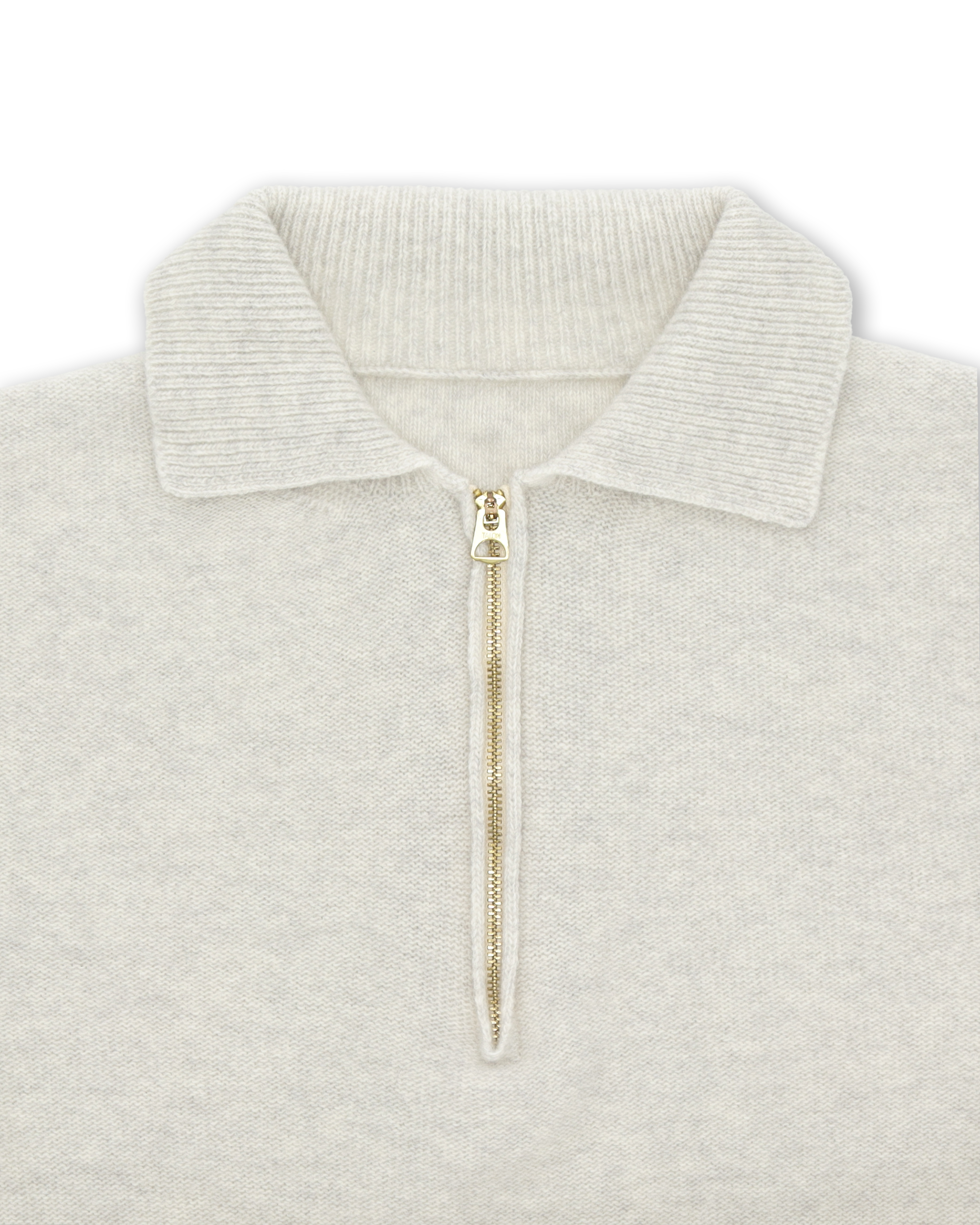 Yale Maglia In Lana Con Colletto E Zip