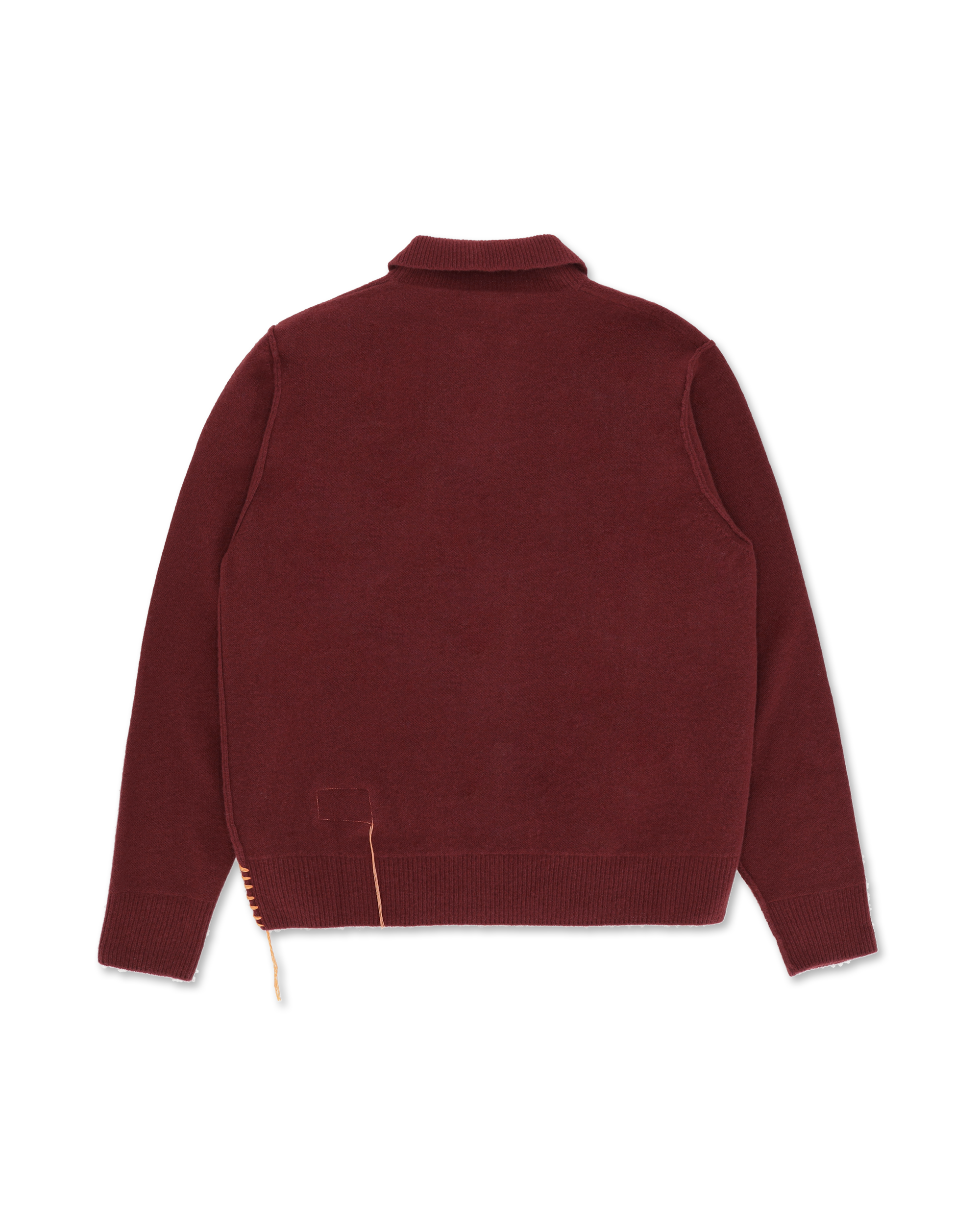 Yale Wool Sweater With Collar And Zip