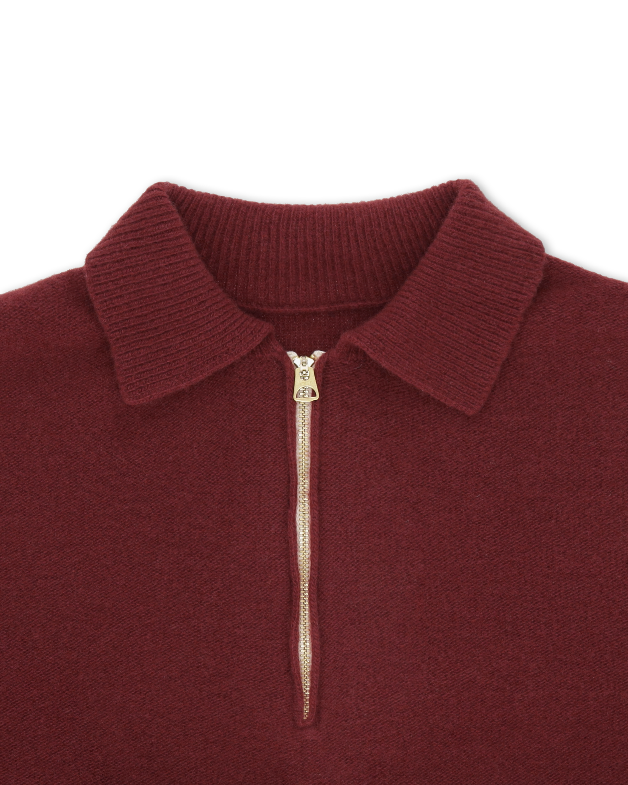 Yale Wool Sweater With Collar And Zip