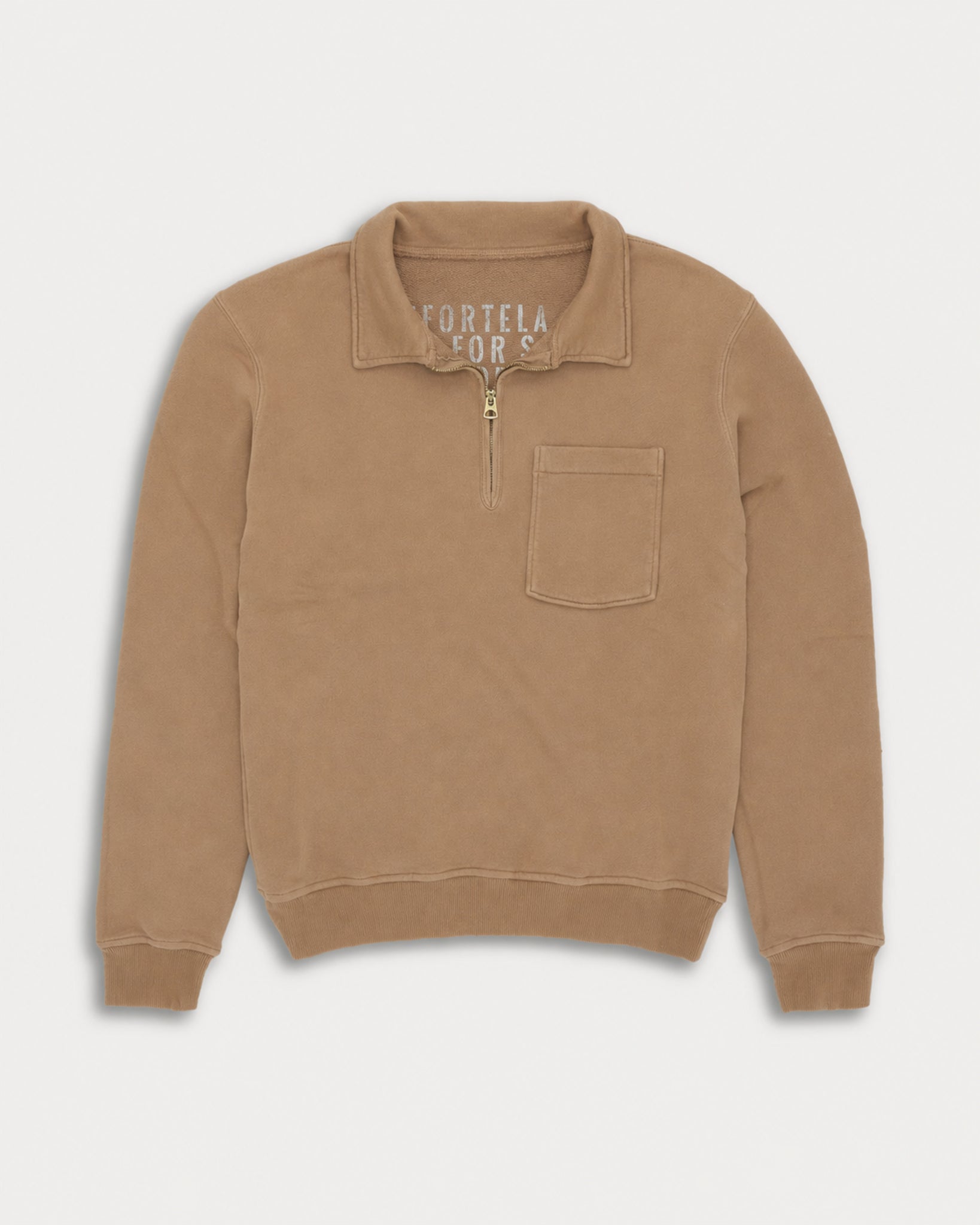 Yalep Felpa In Jersey Garzato Con Zip