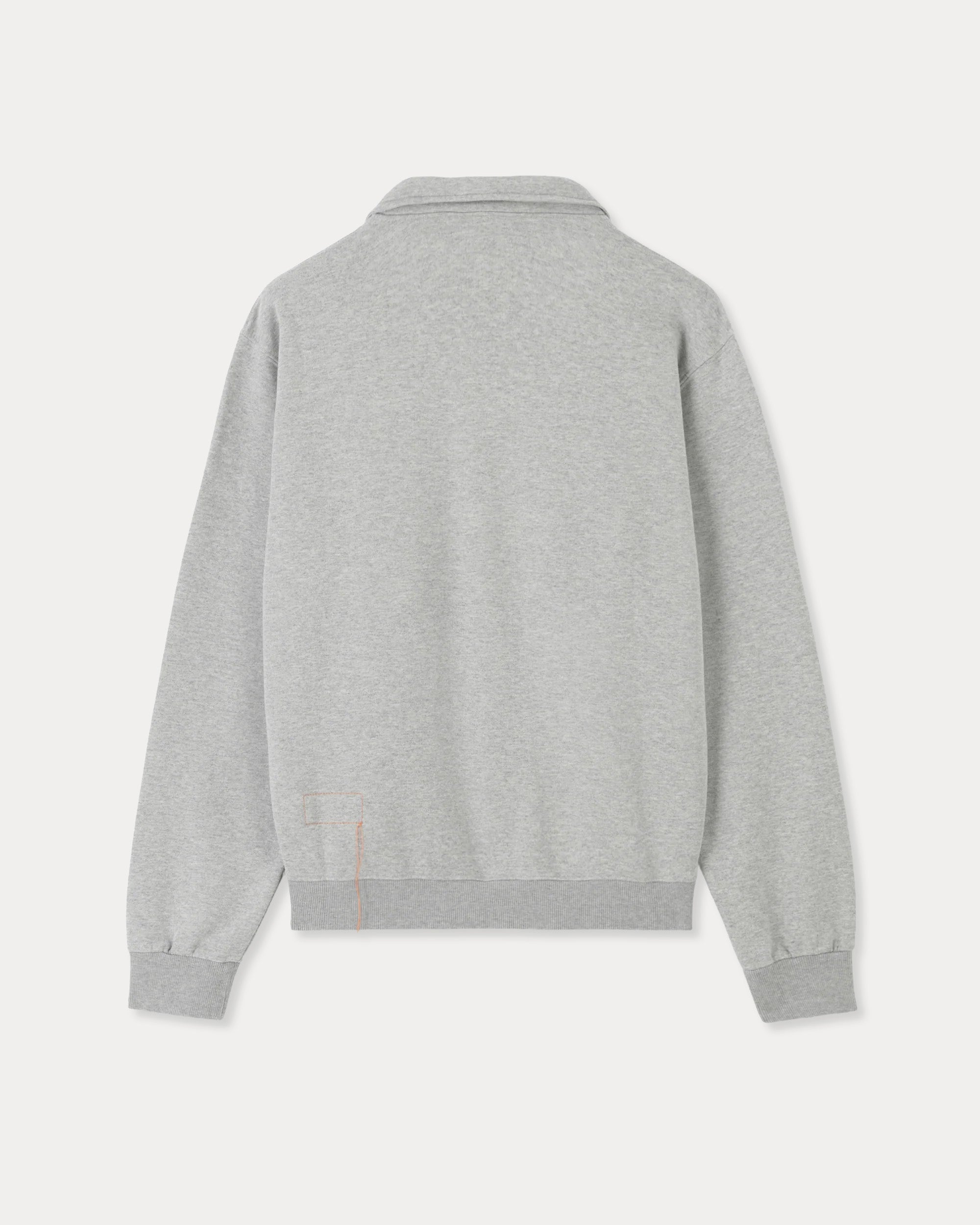 Yalep Brushed Jersey Sweatshirt With Zipper