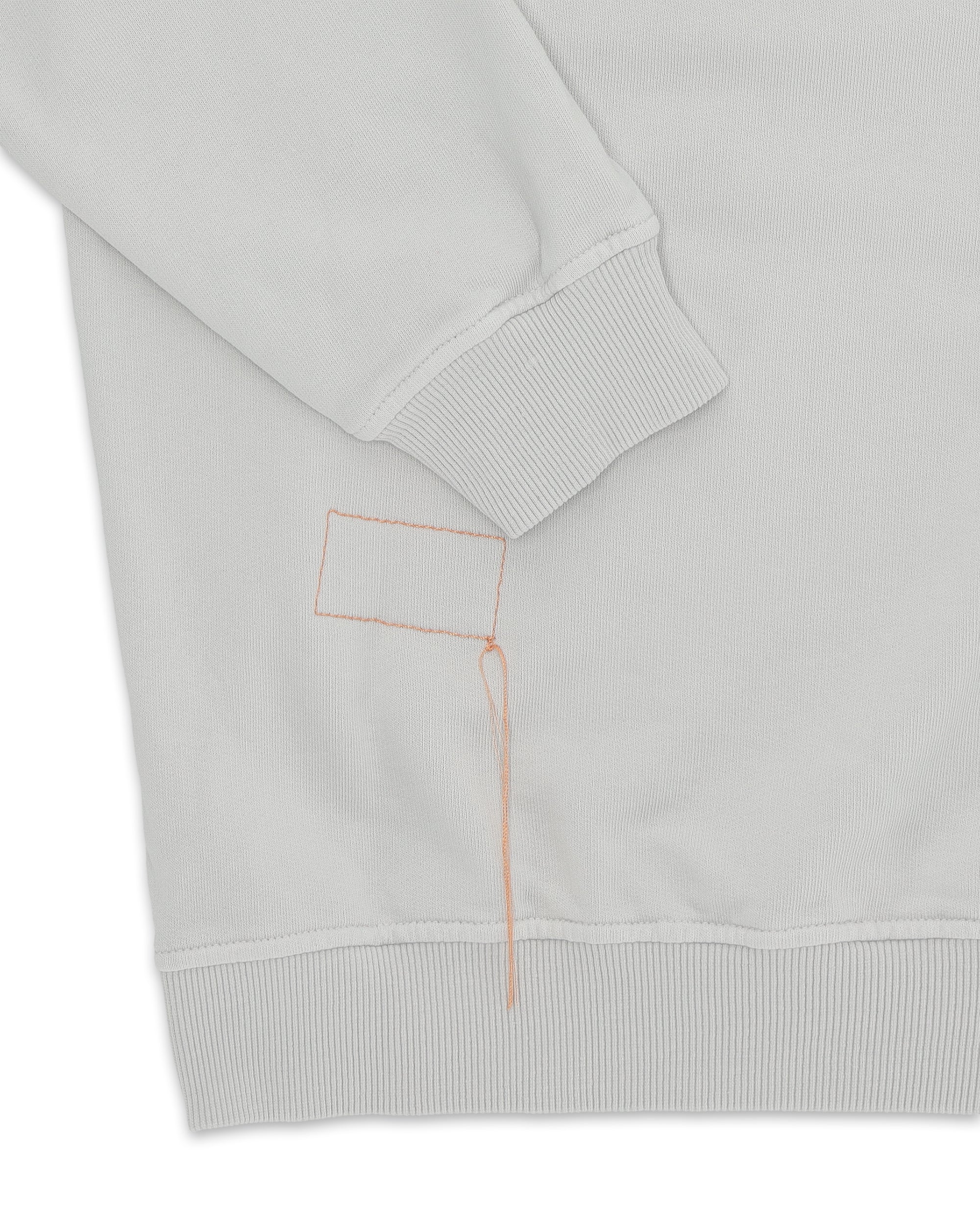 Yalep Brushed Jersey Quarter Zip Collared Sweatshirt