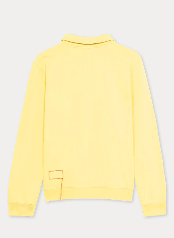 Yale Fleece Cotton Sweatshirt With Collar and Zipper