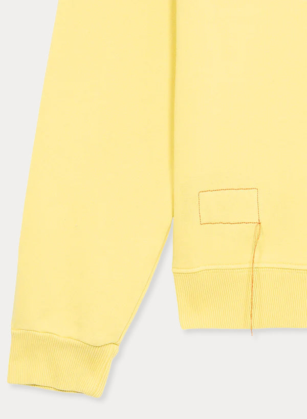 Yale Felpa In Jersey Felpato Con Colletto E Zip
