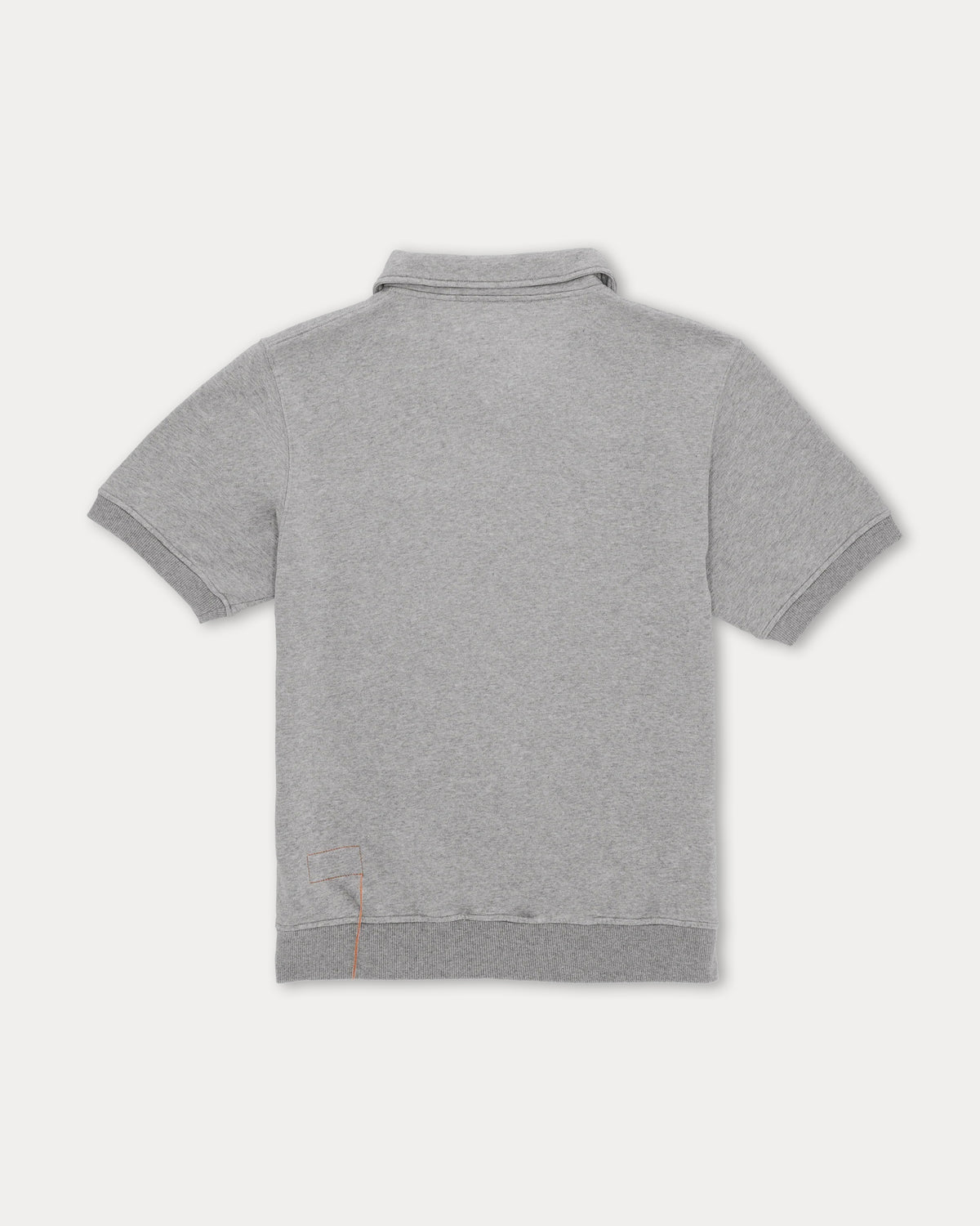 Yalepm Short Sleeve Brushed Jersey Polo With Zipper