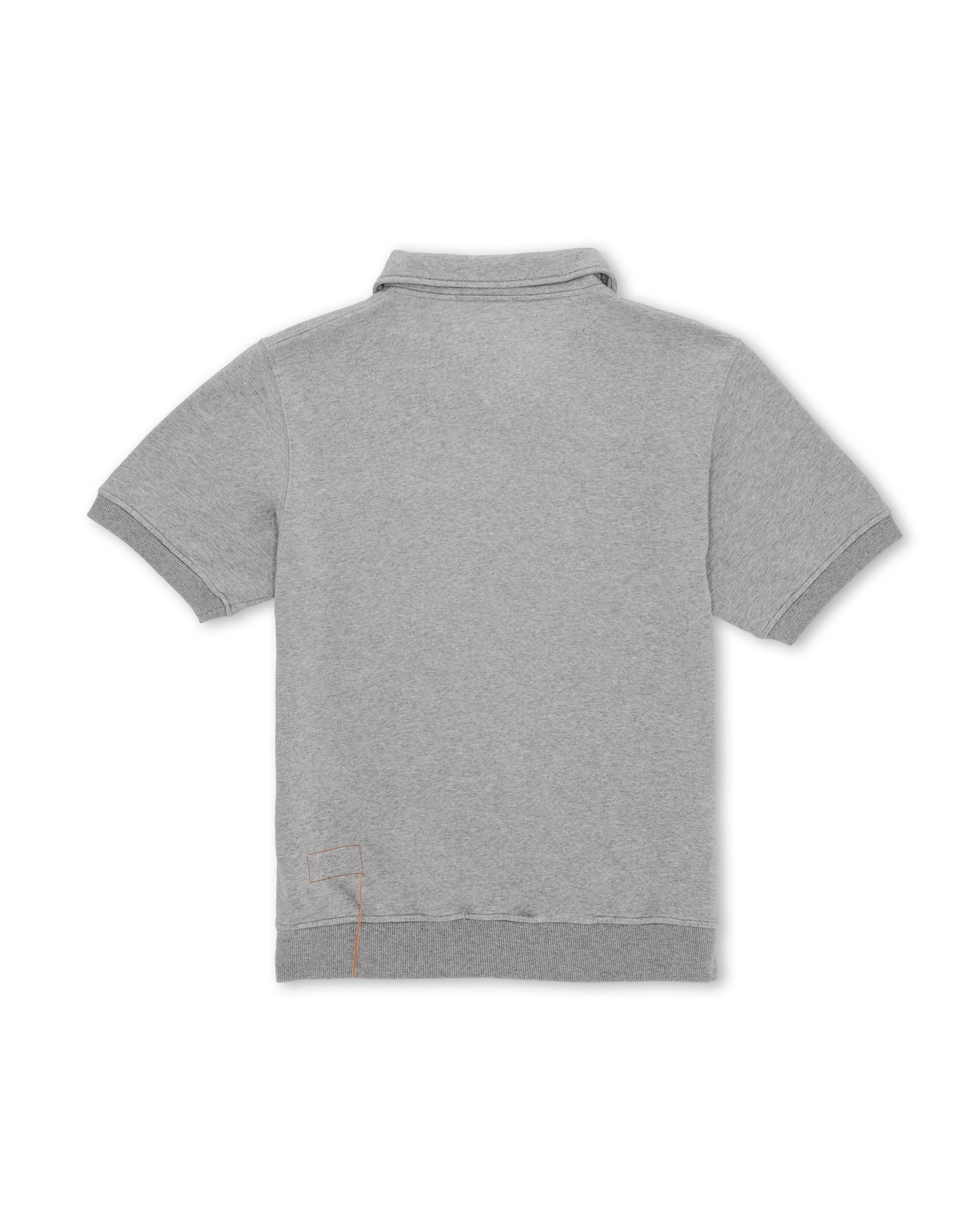 Yalepm Polo In Jersey Garzato Con Zip a Maniche Corte