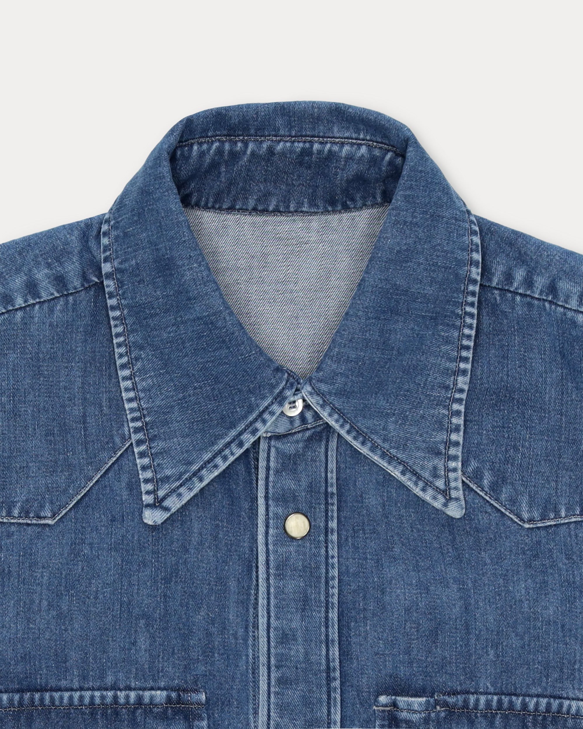 Yellowstone Camicia In Denim Stone Wash