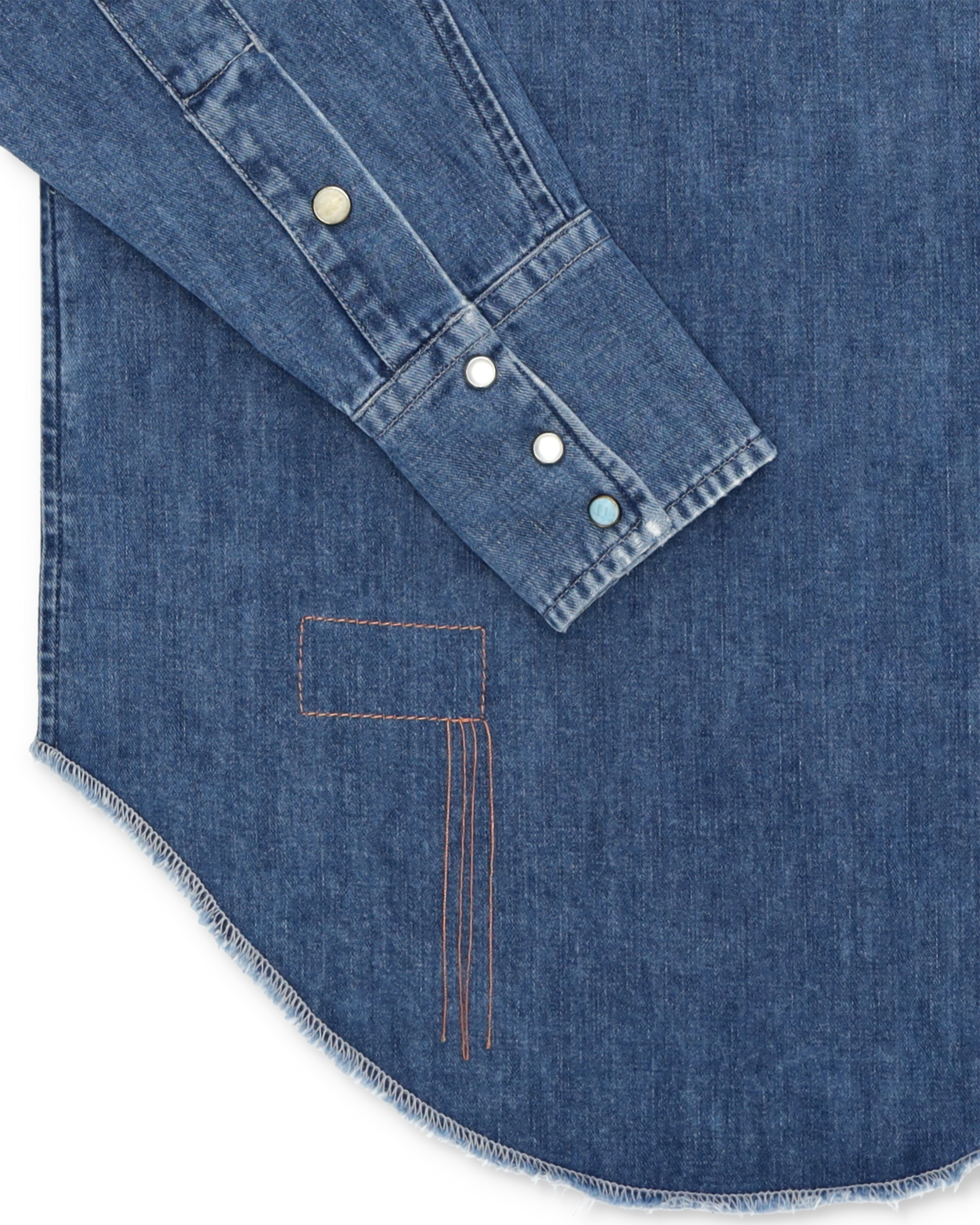 Yellowstone Camicia In Denim Stone Wash