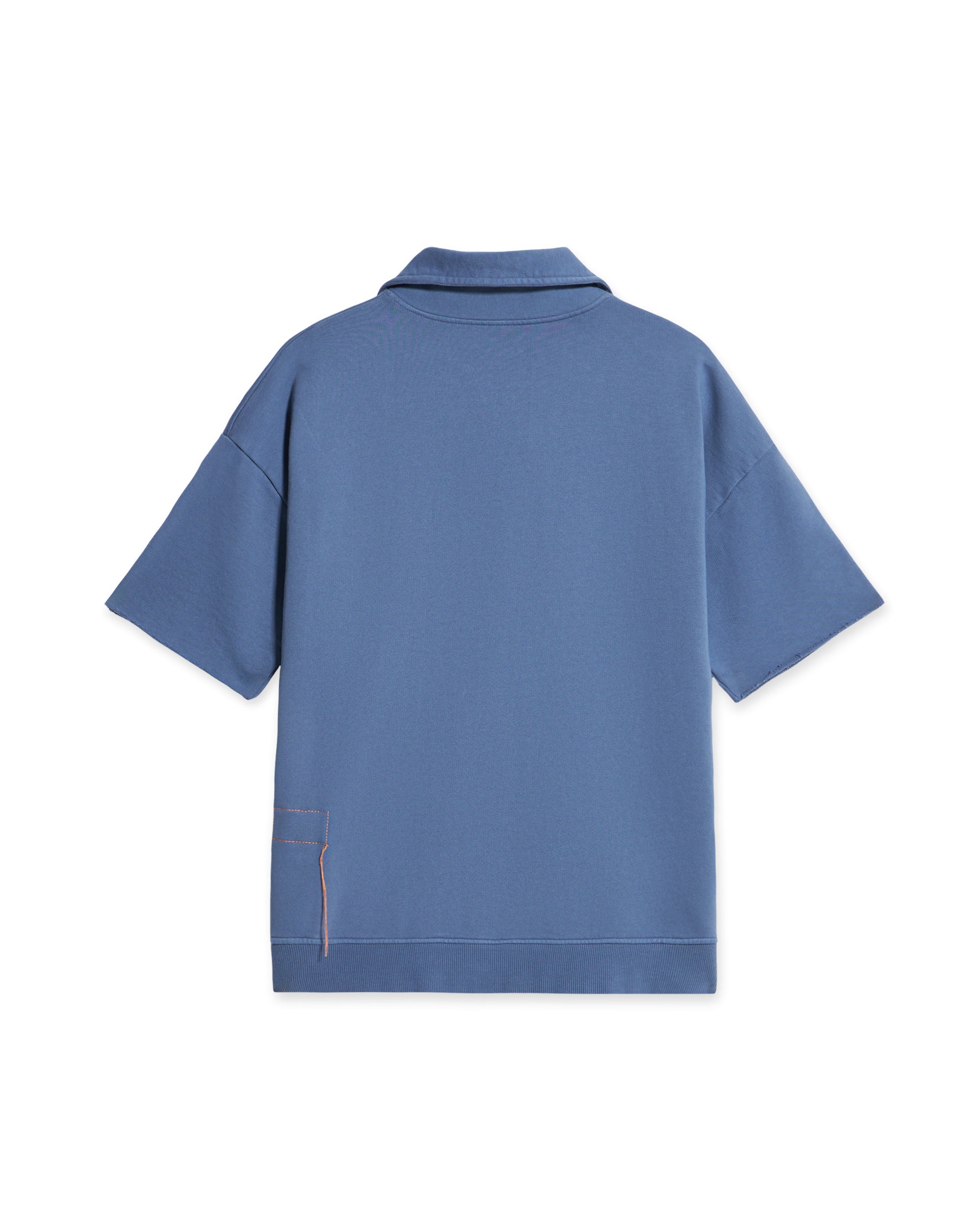 York Polo In Jersey Garzato Con Zip