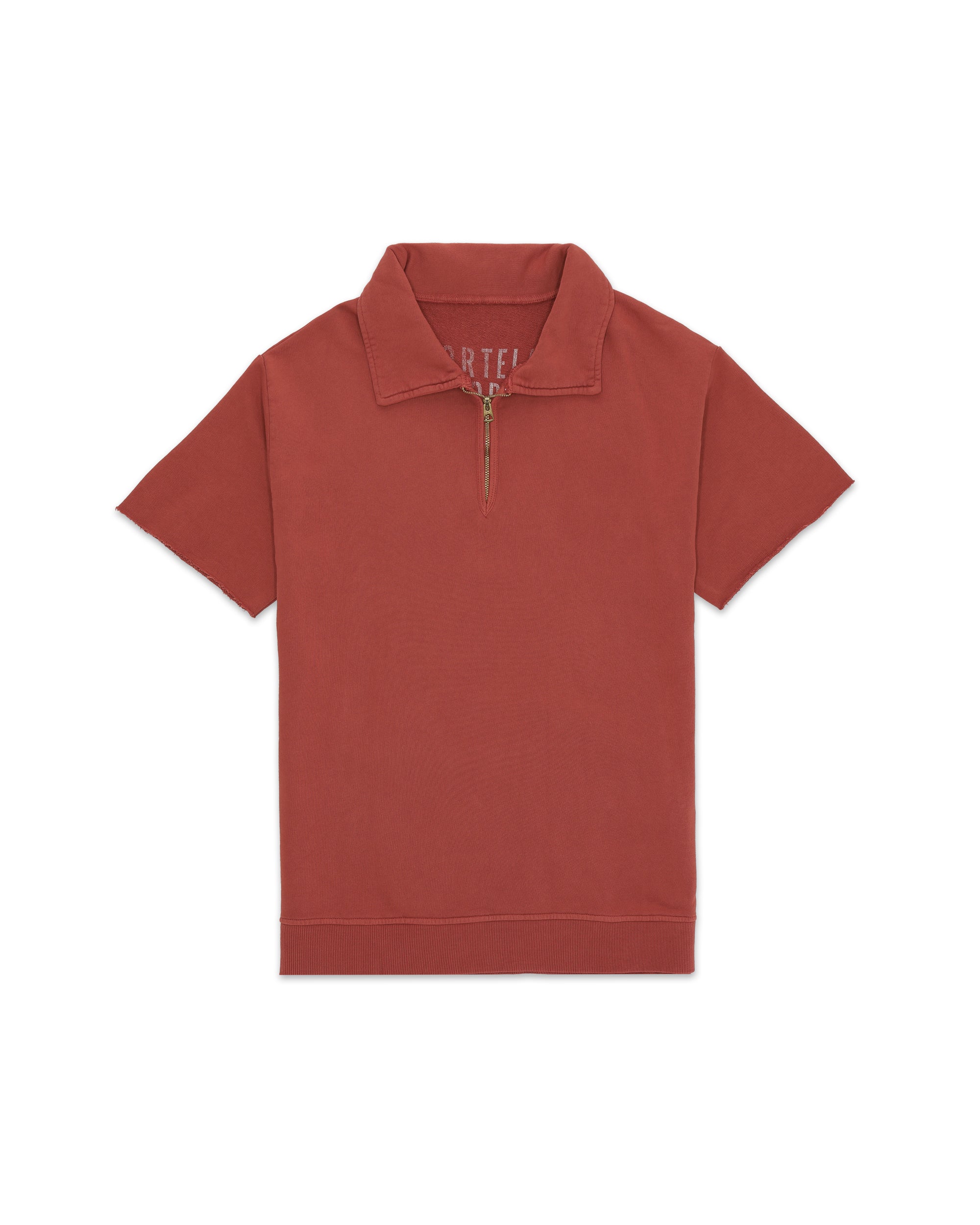 York Polo In Jersey Garzato Con Zip