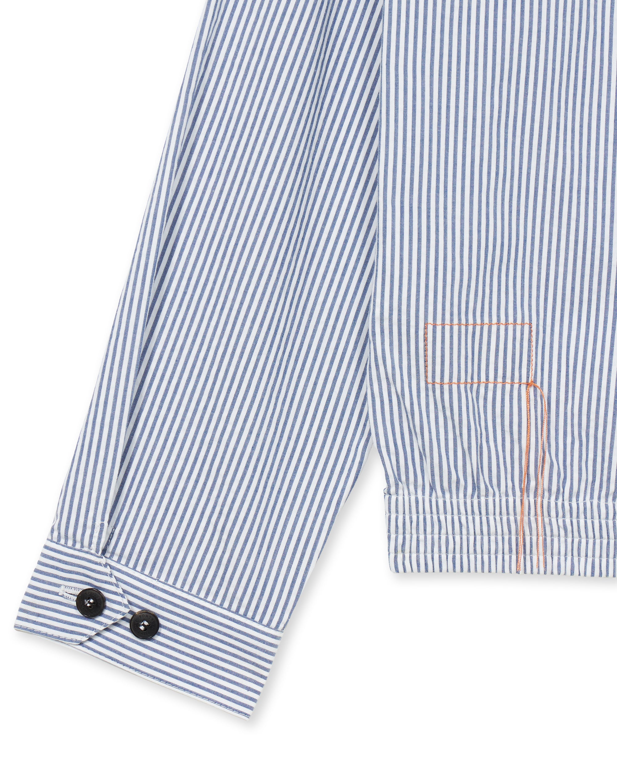 Zuma Giacca con Zip in Cotone Gessato