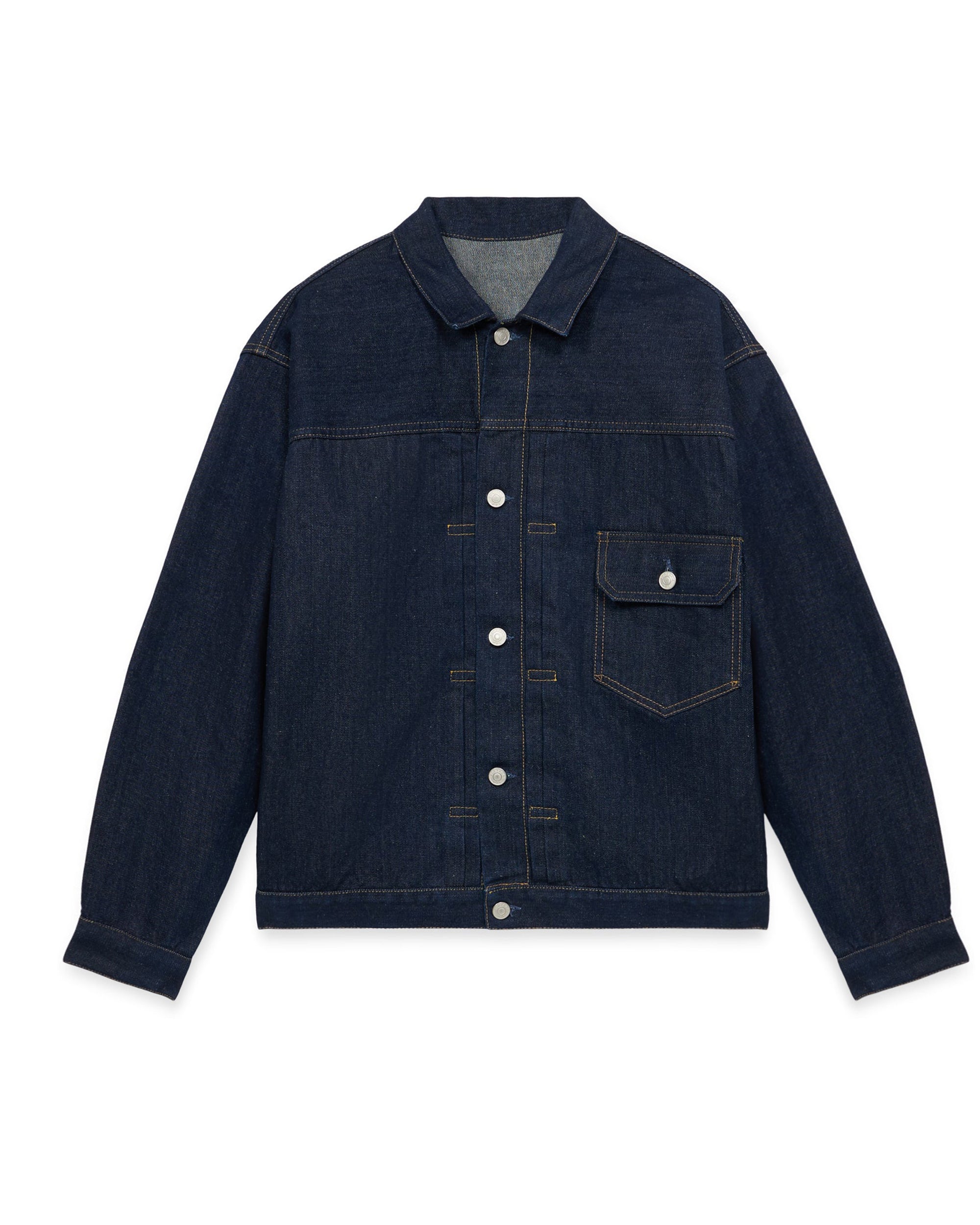 Type Giacca in Denim Indigo Rinse