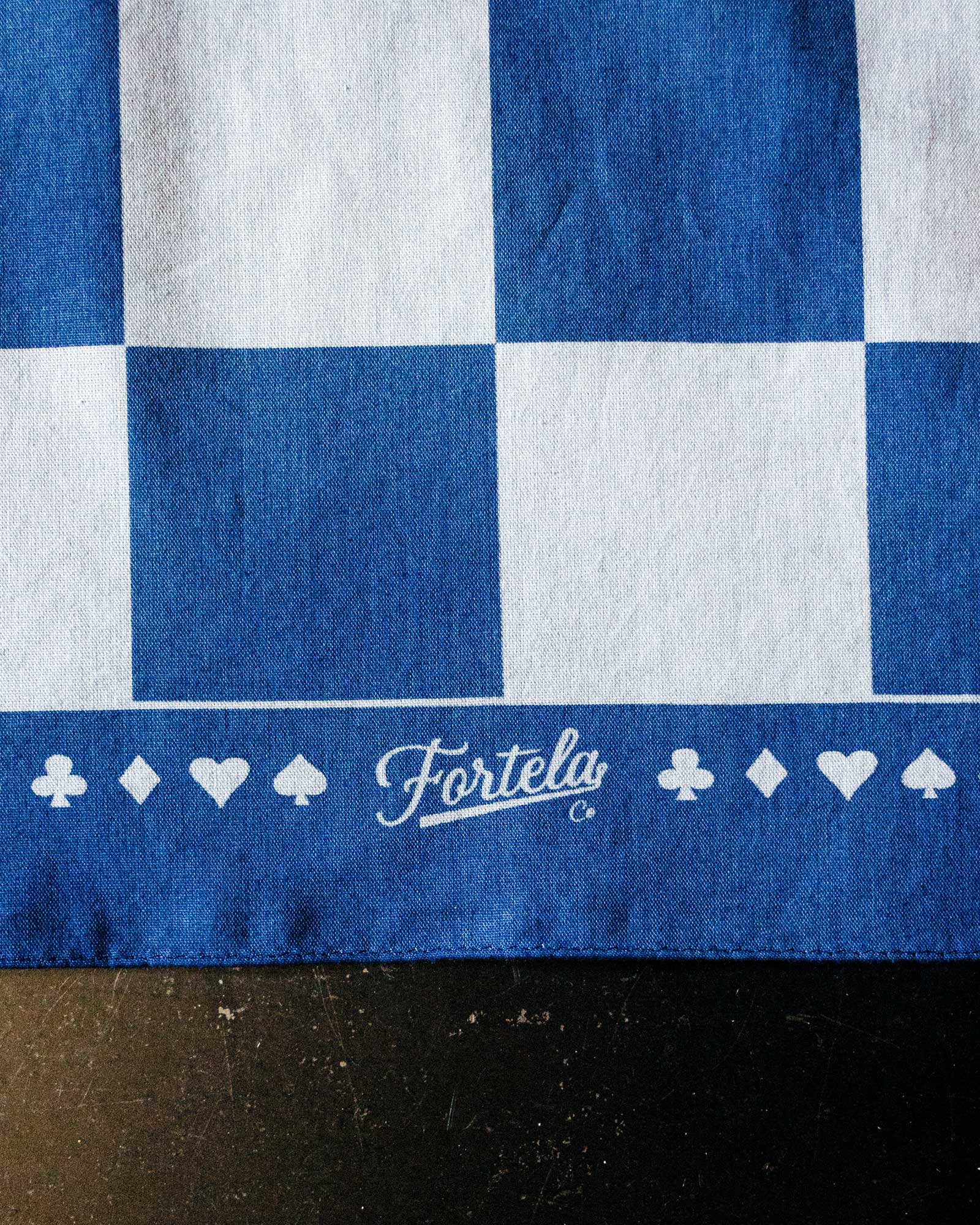 Bandana In Cotone con Stampa "Damier"