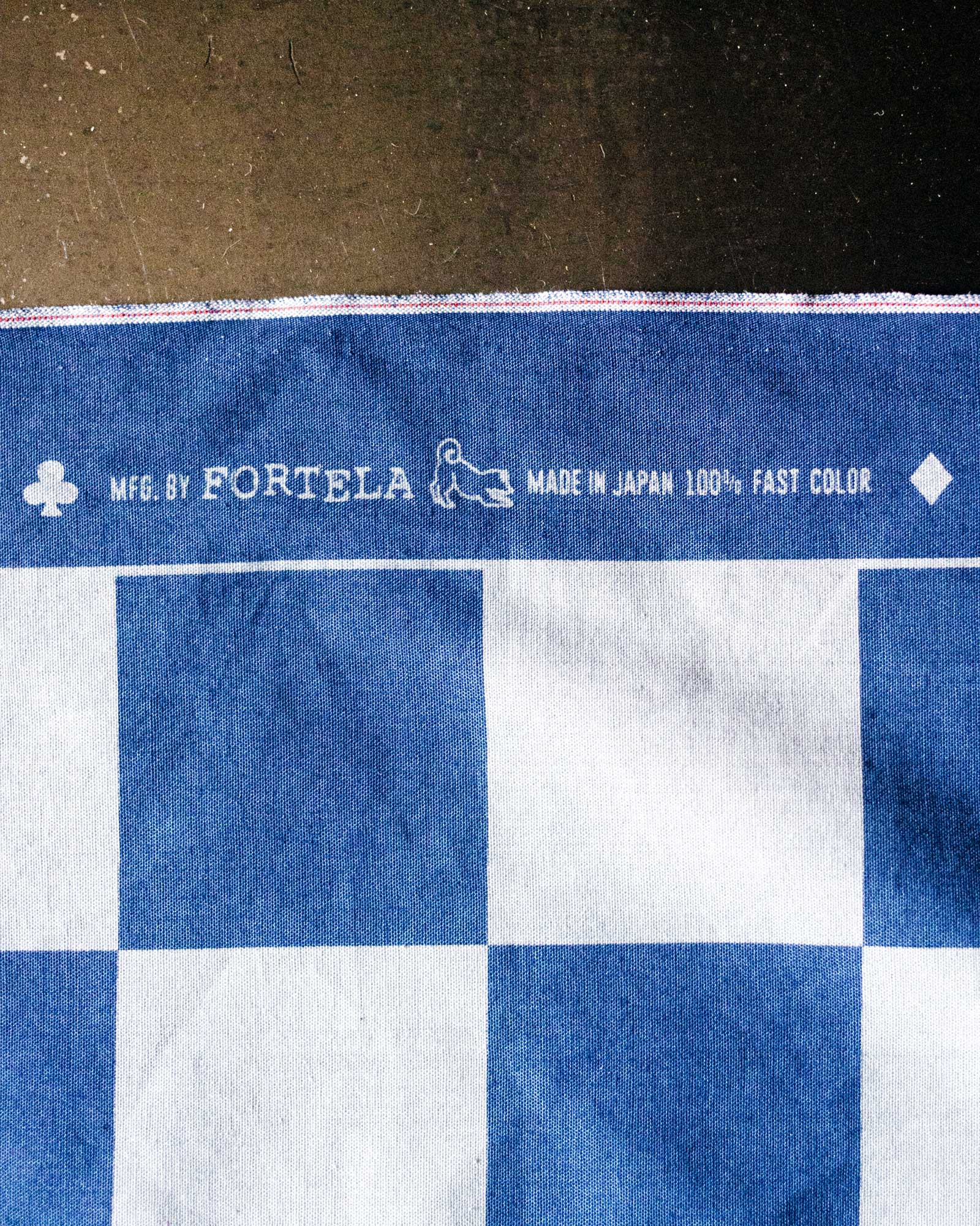 Bandana In Cotone con Stampa "Damier"