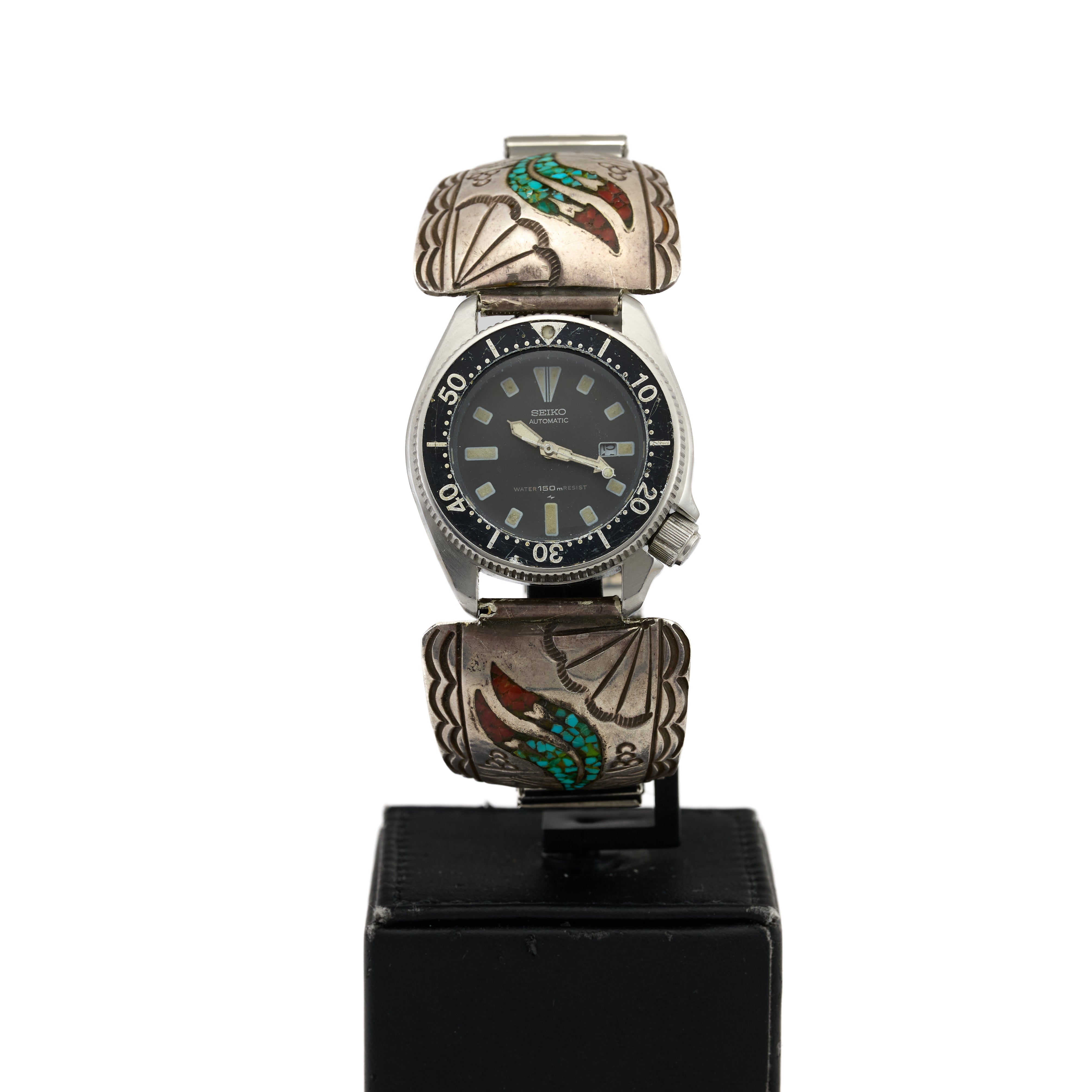 Seiko Baby BR8 Cinturino Navajo Quadrante Nero