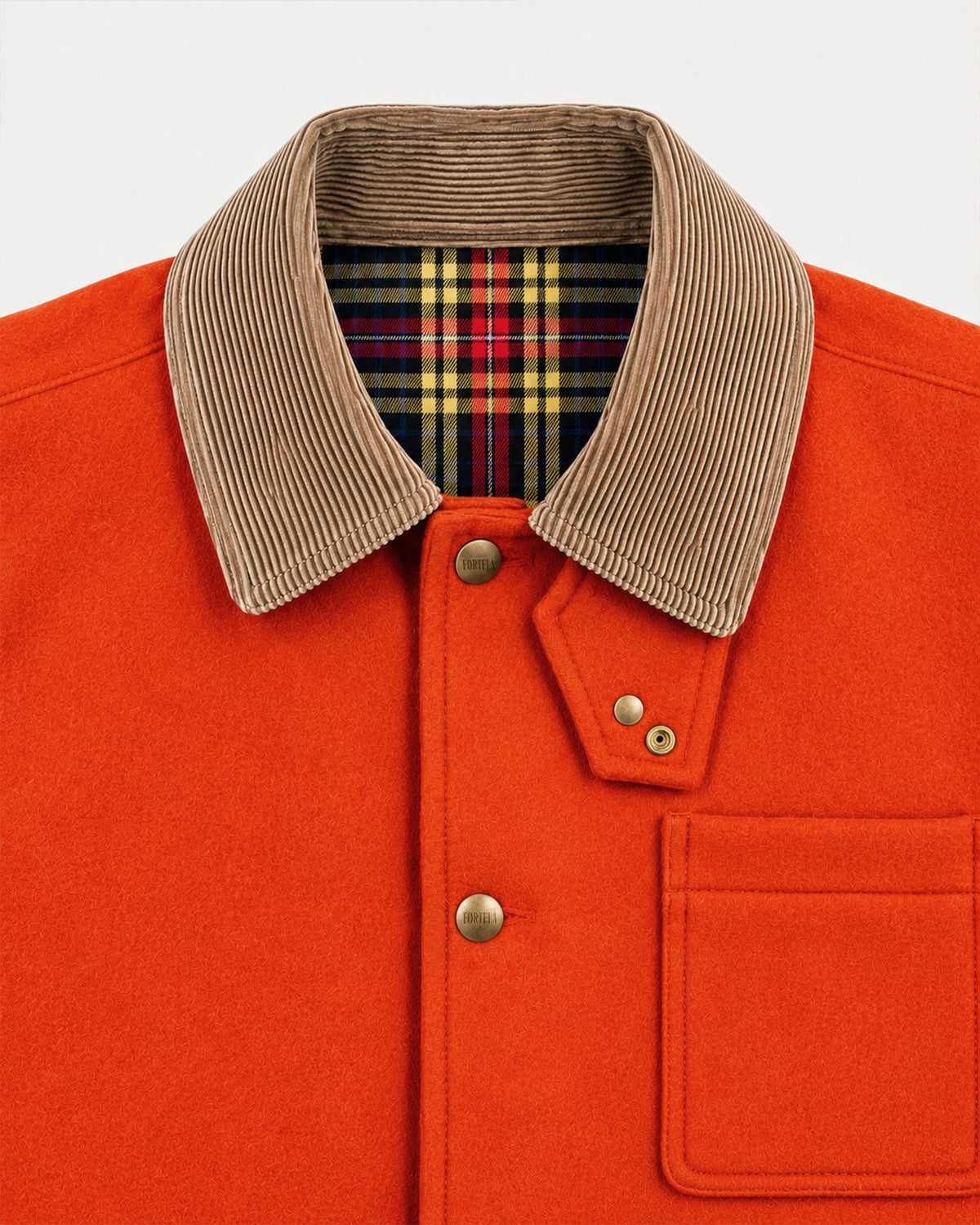 The Cacciatore Jacket in Casentino Virgin Wool - Manteco x Fortela