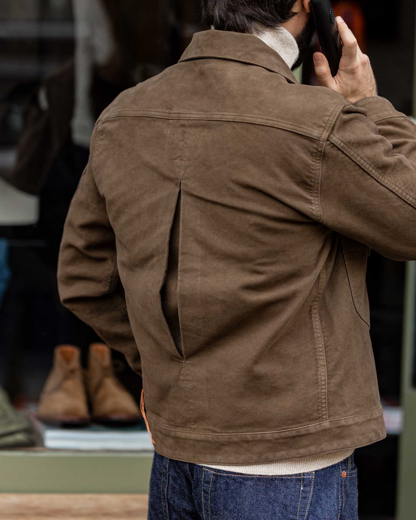 Ncyclet Giacca in Moleskin