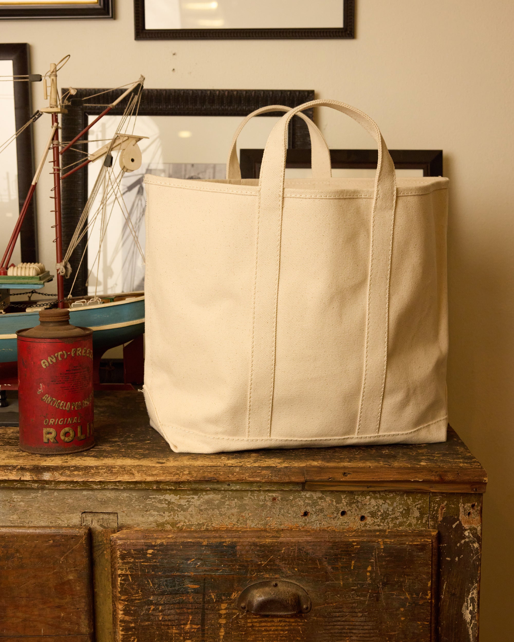Hamptonbag Borsa in Canvas Ecrù
