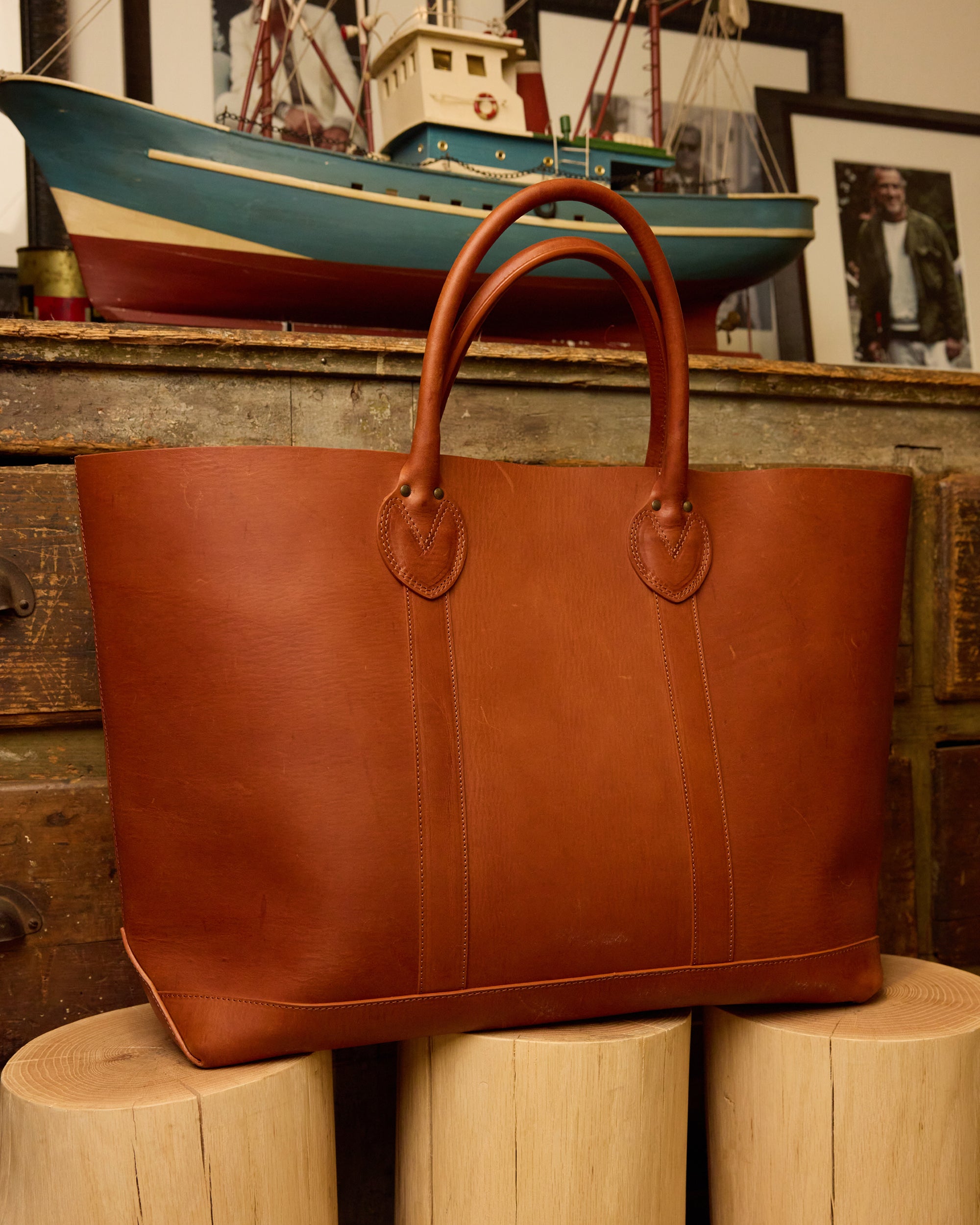 Port Calf Leather Bag