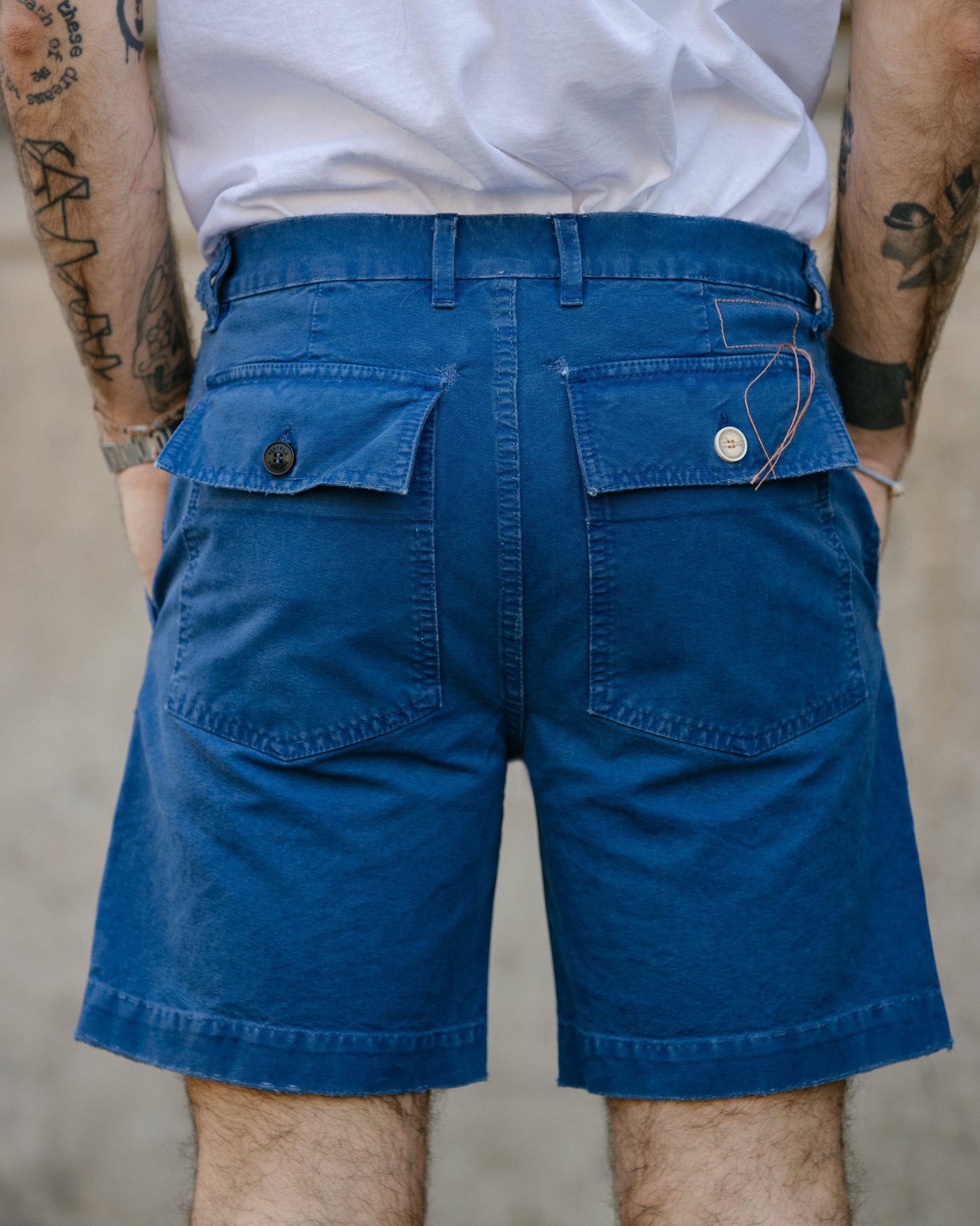 Rebelt Bermuda Con Tasche In Cotone