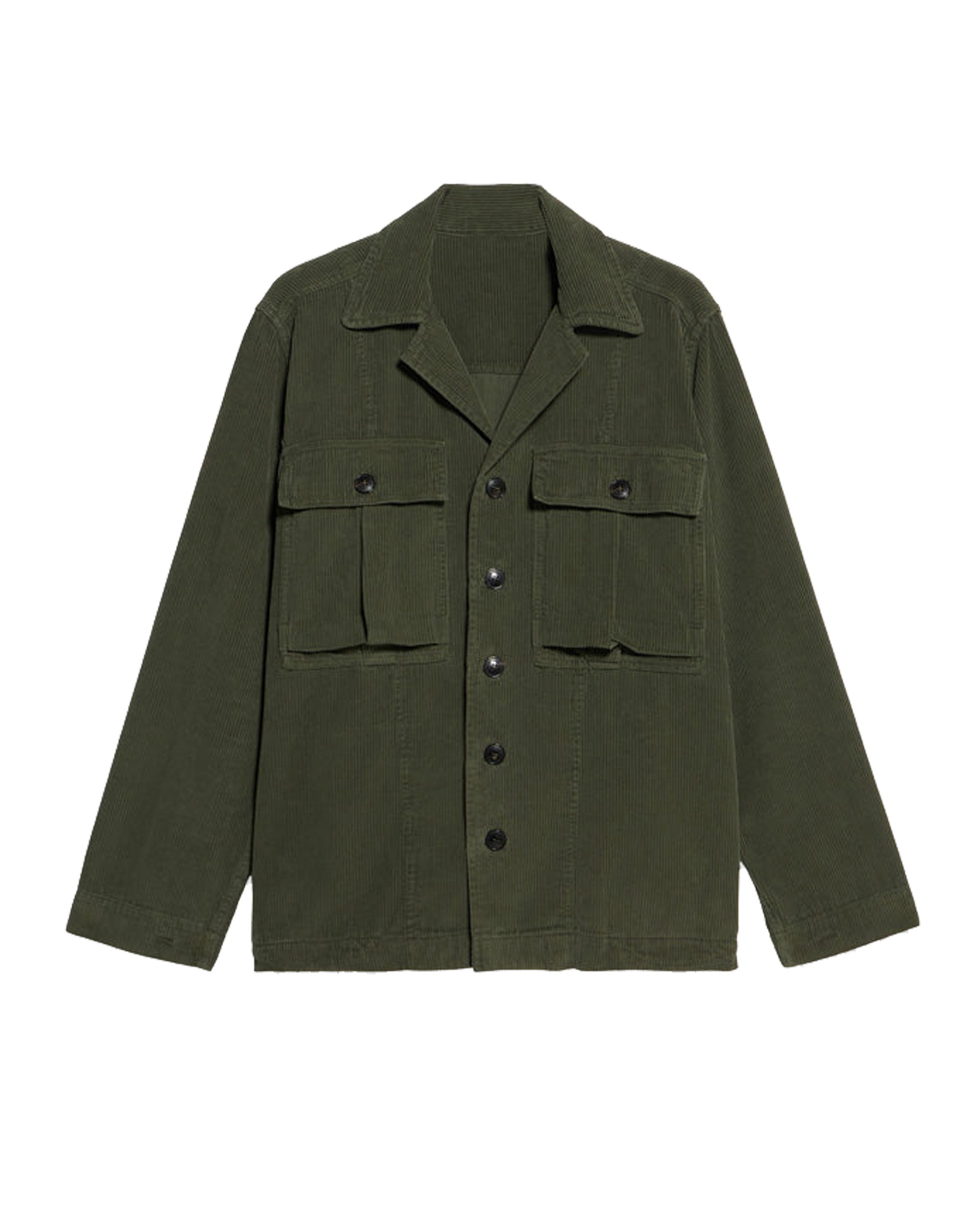 Solomon Overshirt In Velluto A Coste